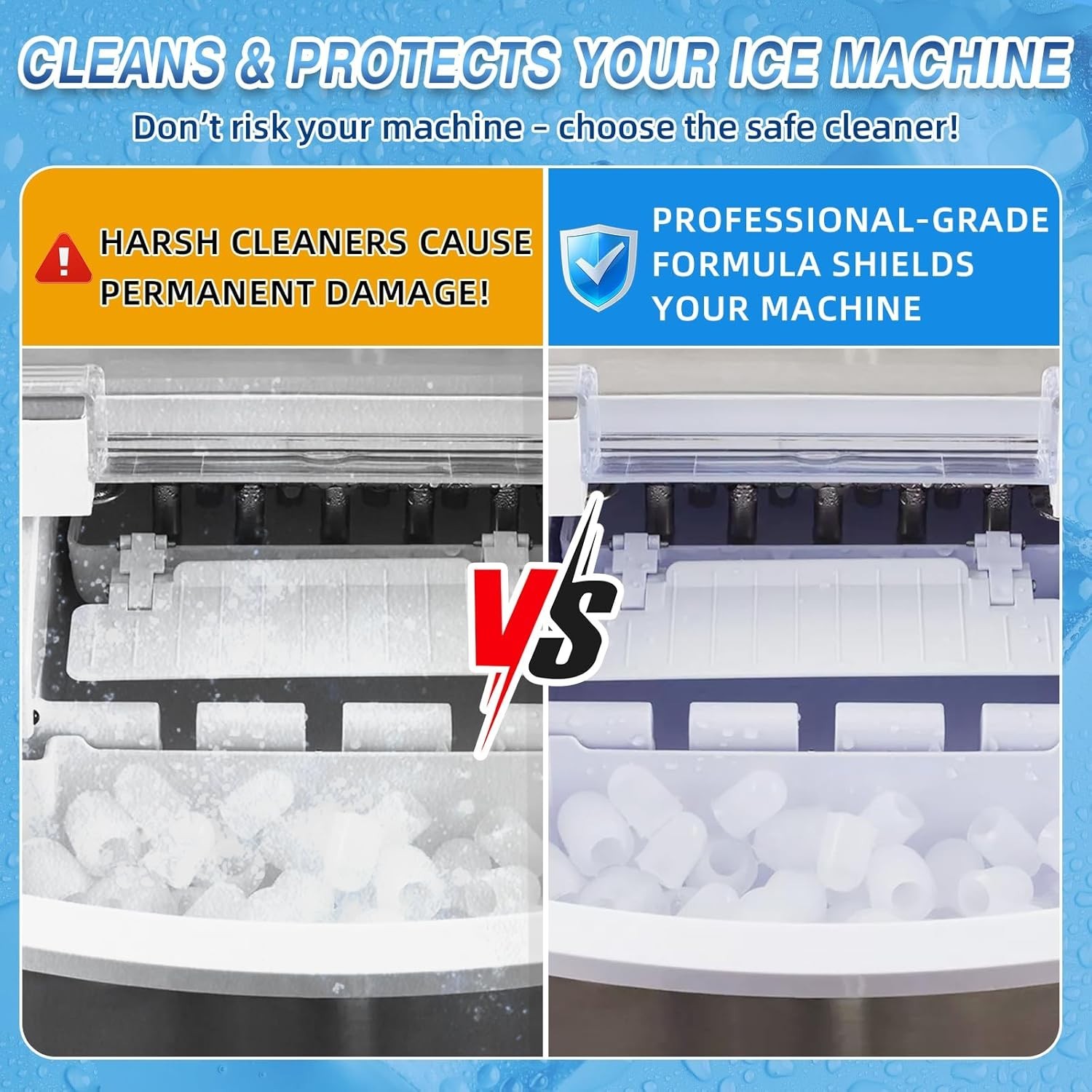 Lemon Scented Ice Machine Cleaner Tablets – 36 Pack, Easy to Use, Eco-Friendly