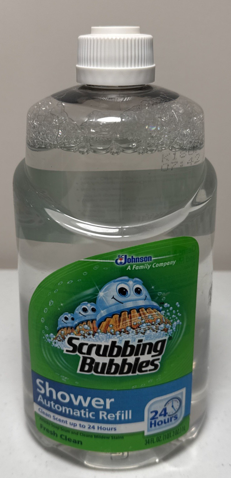 Scrubbing Bubbles Automatic Shower Cleaner Refill 34 oz Original Scent
