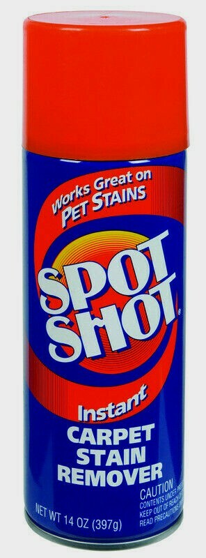 SPOT SHOT No Scent Carpet STAIN & ODOR REMOVER 14 oz. Instant Pet Coffee Grease