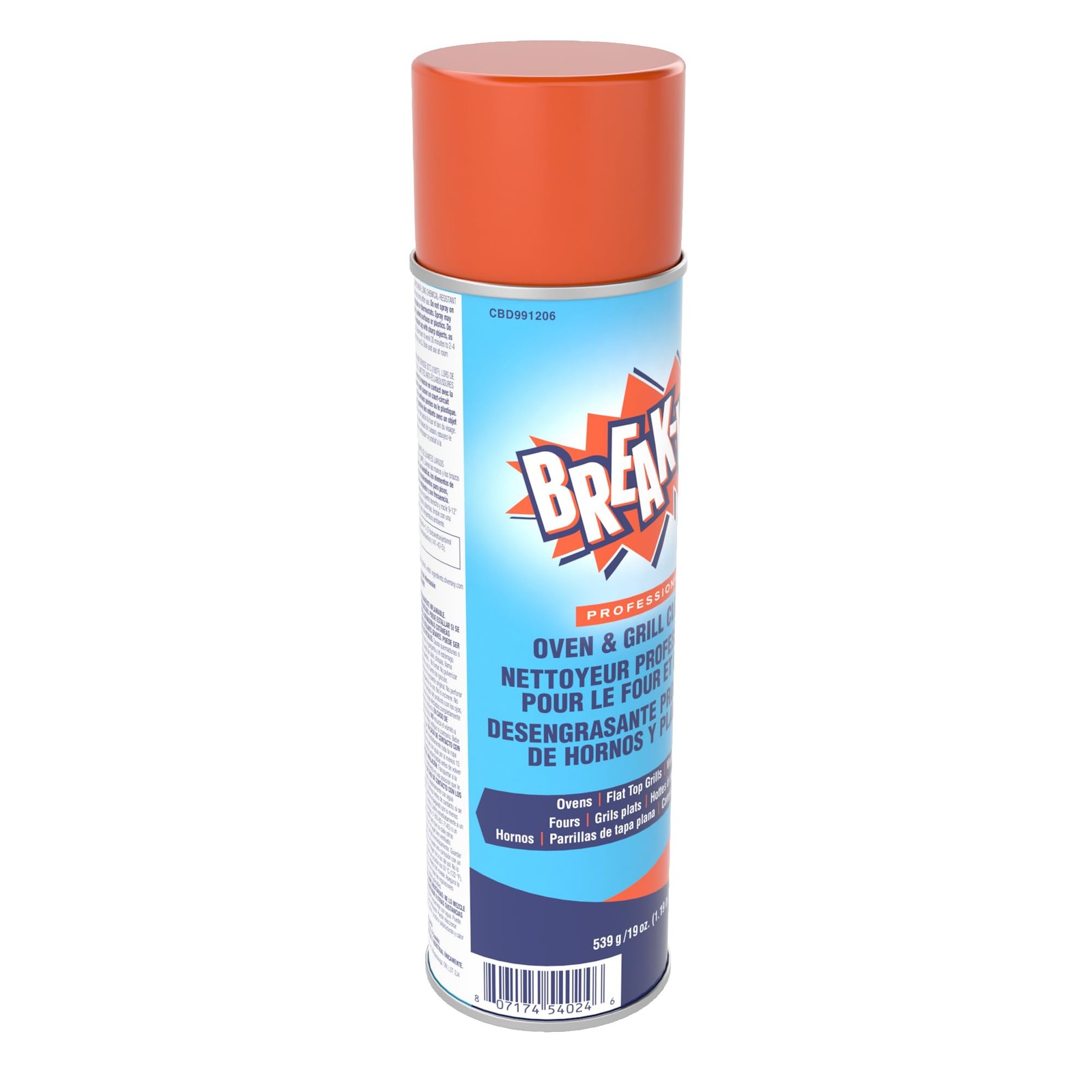 Heavy Duty Oven Grill Cleaner Grease Remover Aerosol Spray 19oz Commercial Kitch