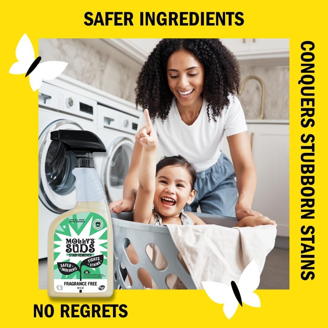 Multi-Stain Eliminator Spray – Fragrance Free & Safe for Sensitive Skin 32 Fl Oz