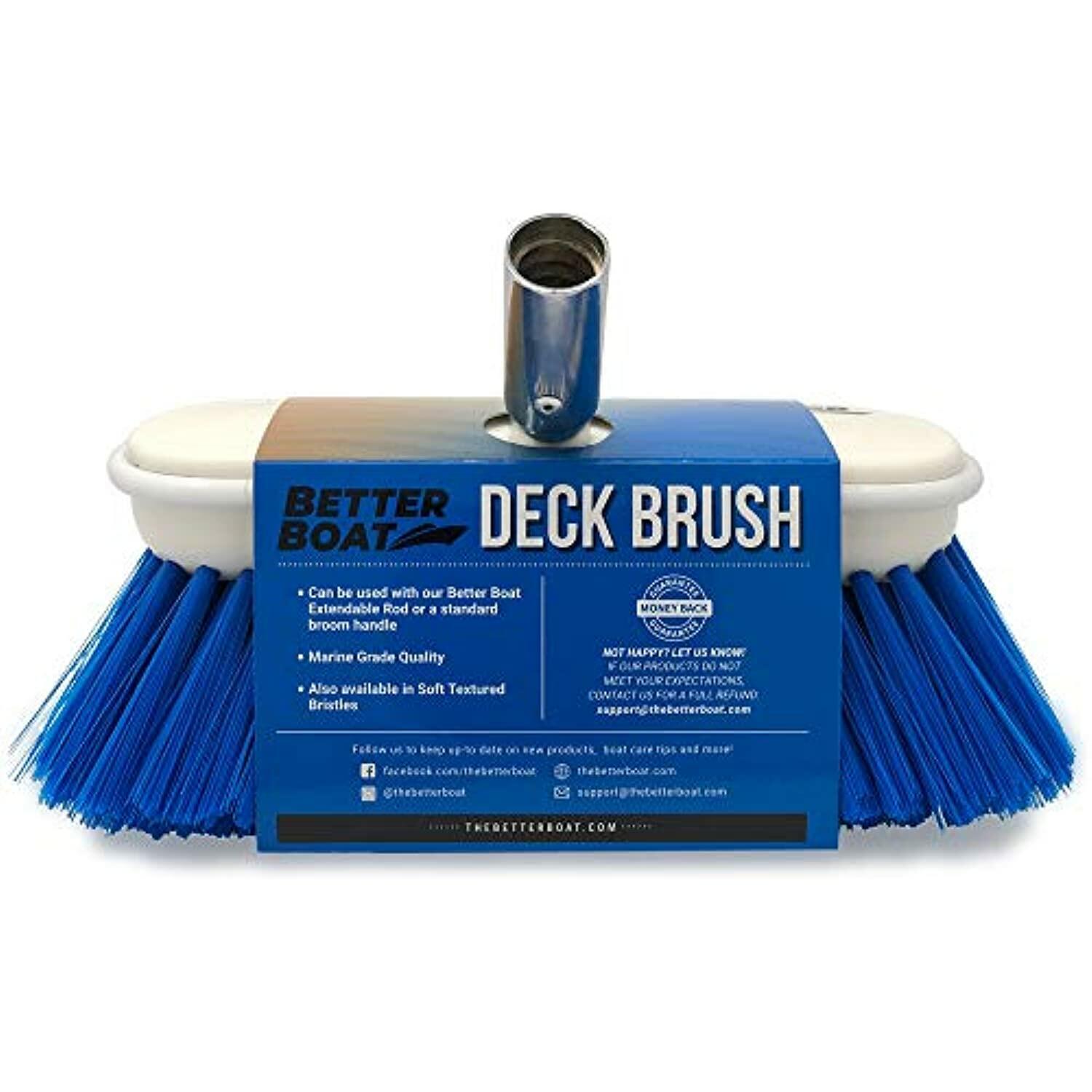 Car Wash Brush & Boat Brush Head Boat Deck Brush Scrubbing Bristle 8″ Scrub