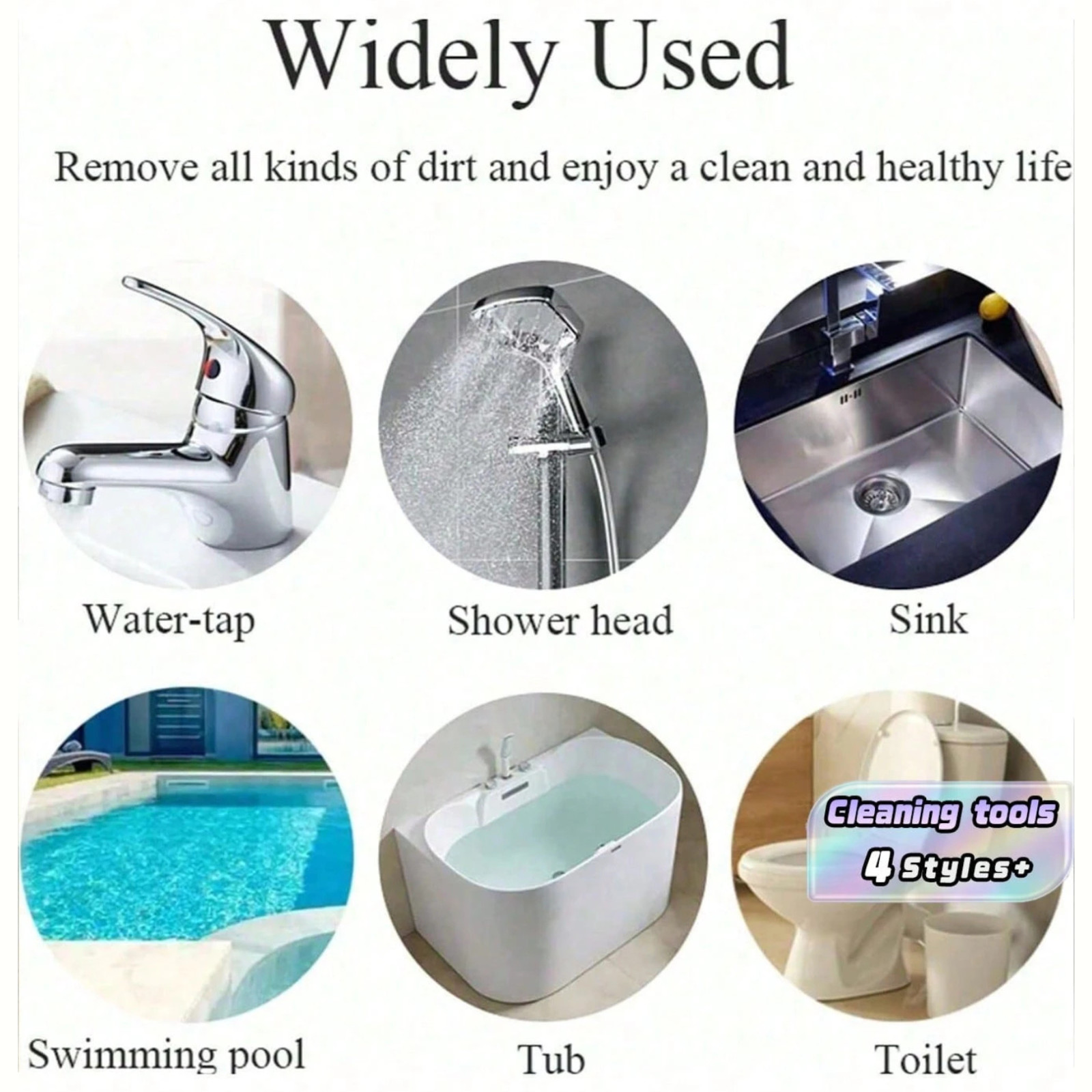 1pc Pumice Stone For Toilet Cleaning Ceramics Bowl Tile Rust Stain Ring Scrubber