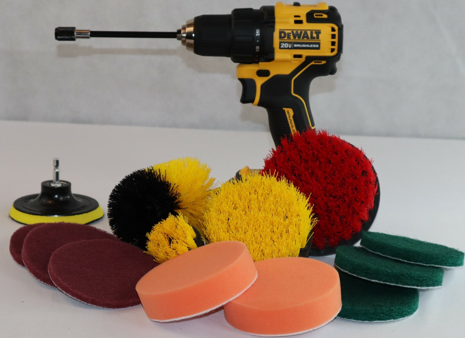 Ultimate 14 Piece Drill Scrub Brush Multi-Purpose Deep Cleaning Kit – SHIPS FREE