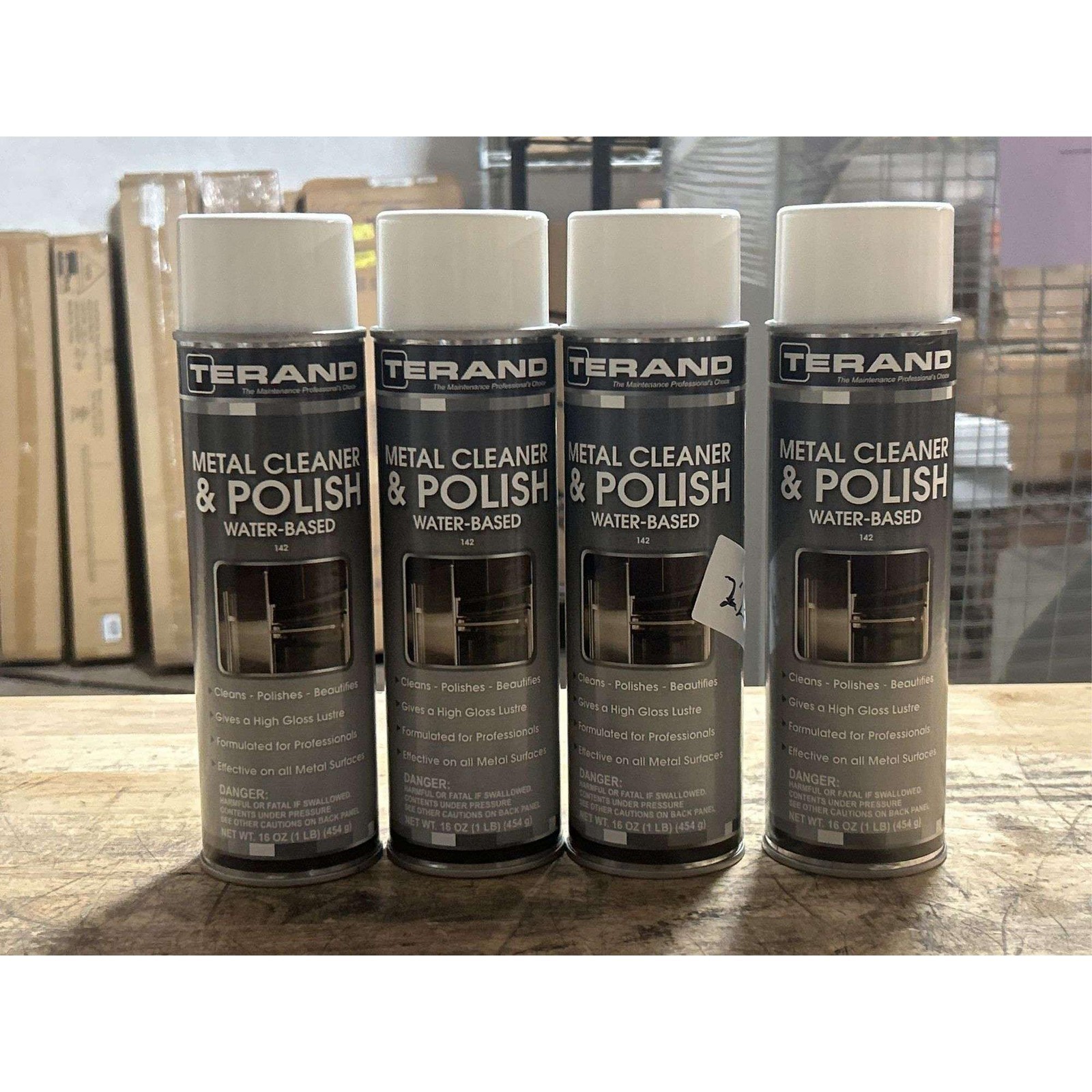 Terand Metal Cleaner Polish 4Pack Net Wt 16oz 14218