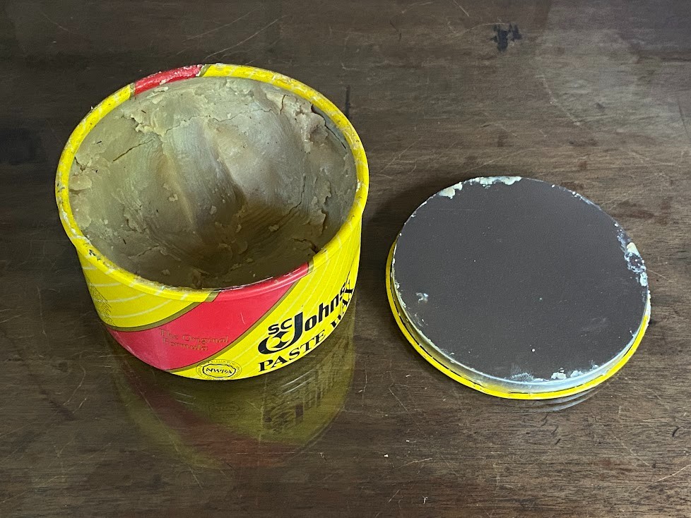 SC Johnson Wood Paste Wax Original Formula 16oz Open/Used