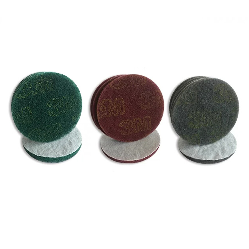 5 Inch 125mm Round Scouring Pad Sanding Discs Cleaning Pads 240/400/1000 Grit