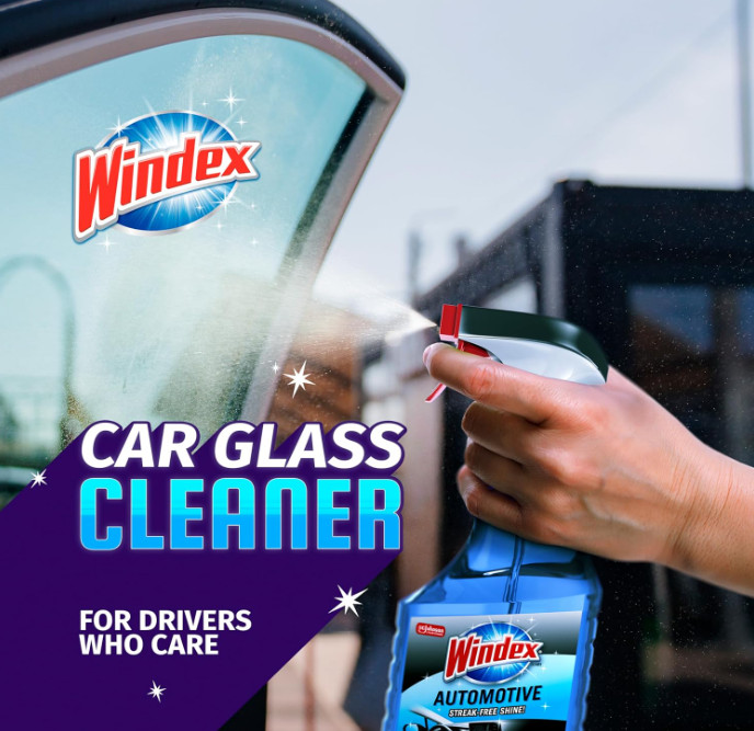 Automotive Glass Cleaner 23oz Streak Free Spray Safe Tinted Windows In/Ex terior