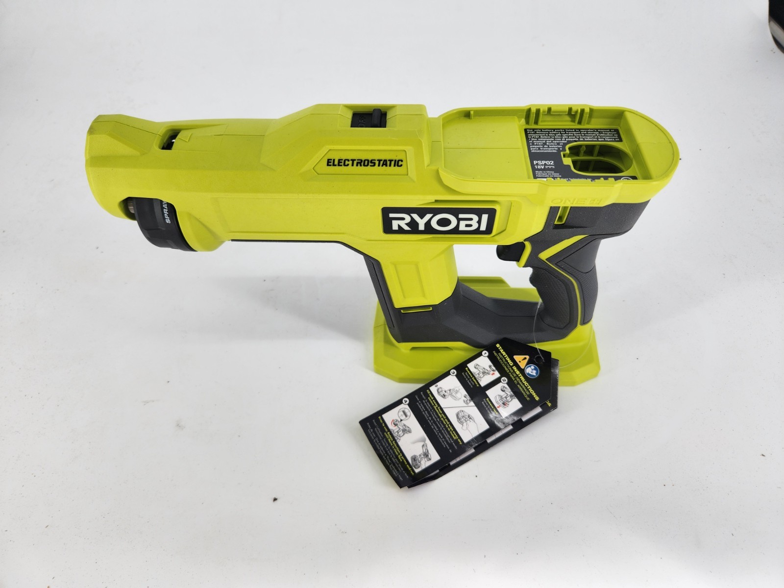 Ryobi PSP02K 18V ONE Handheld Electrostatic Sprayer Kit (No Tank)