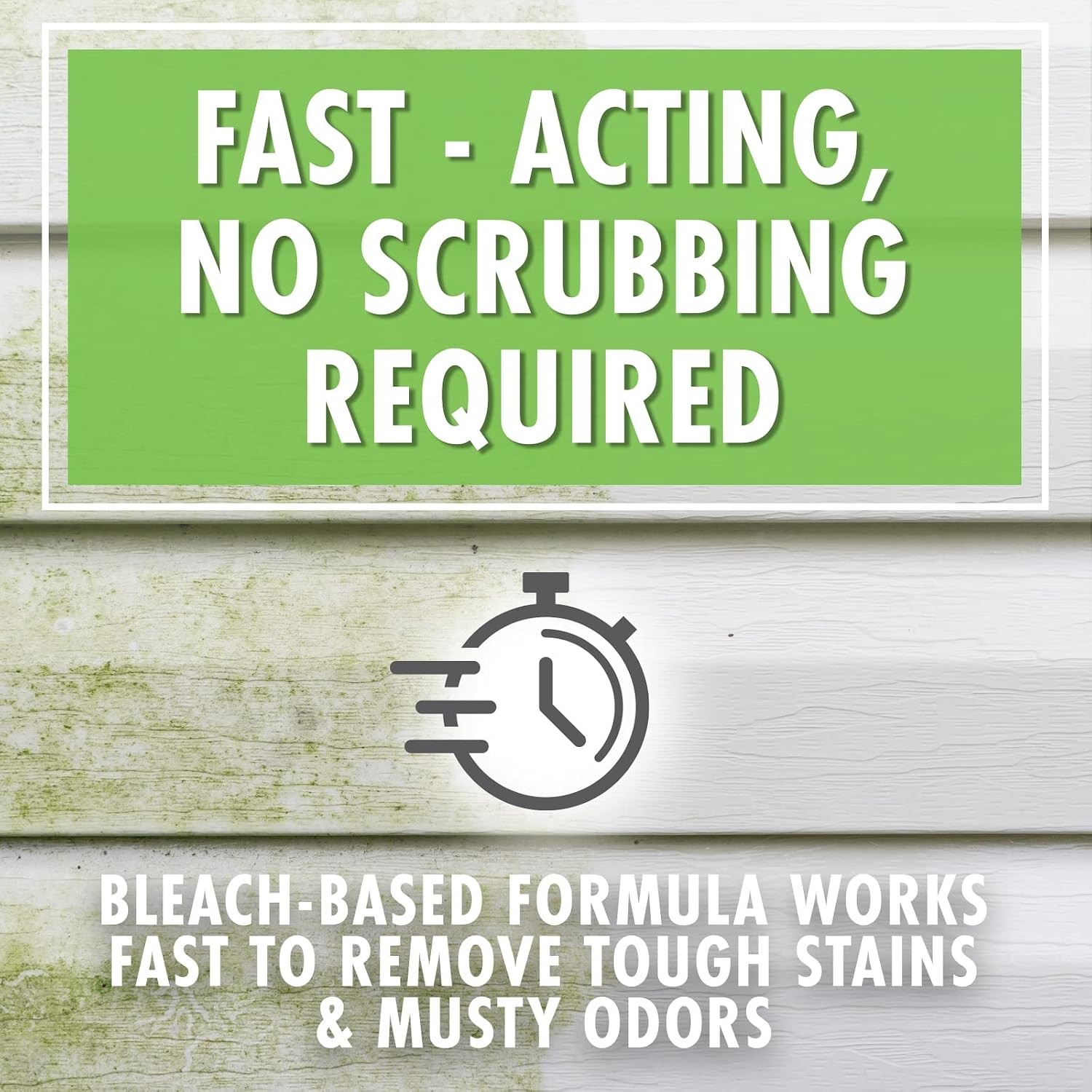 30 SECONDS Mold & Mildew Stain Remover Spray- Indoor & Outdoor Use – 2 Pack (2)