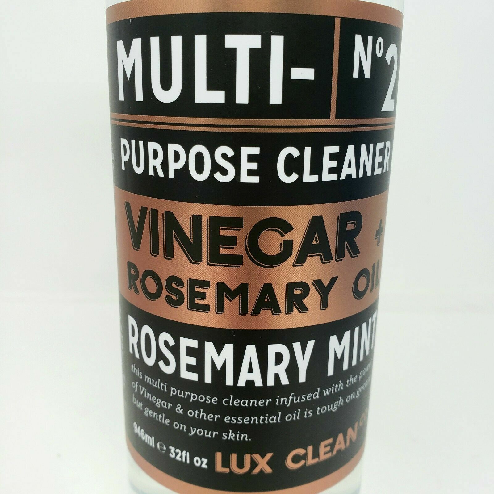 2 Lux Clean Vinegar & Rosemary Mint No 2 Multi Purpose Spray Cleaner 32 fl oz