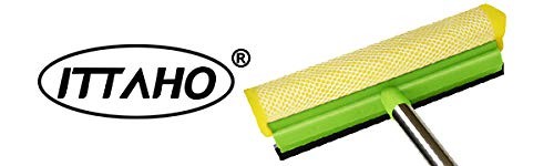 Window Squeegee, Squeegee for Window Cleaning, 2 in 1 Squeegee Window Cleaner…