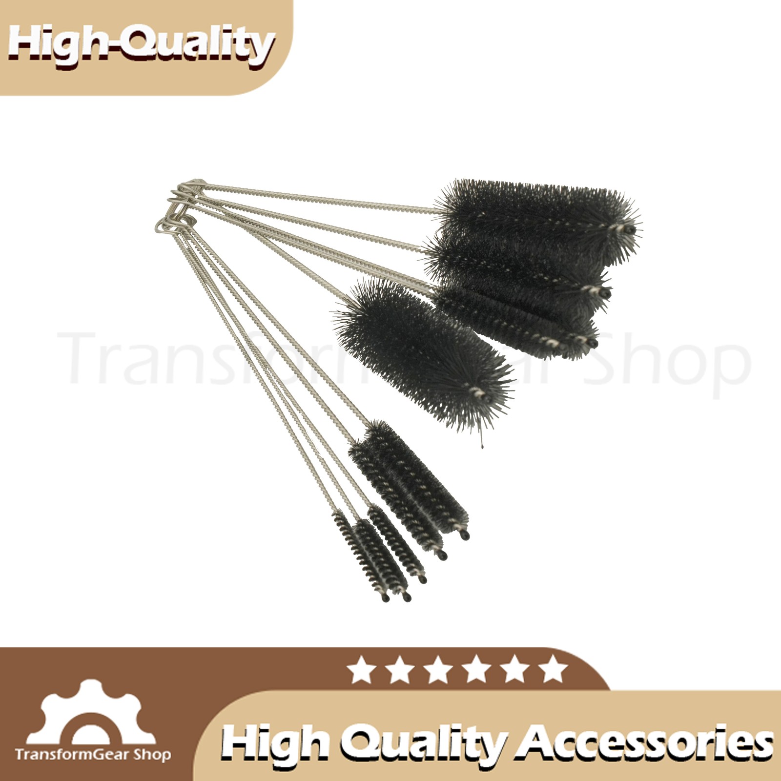 10PCS Set Nylon Small Long Cleaning StrawBrush Cleaner Bottle Tube Pipe US