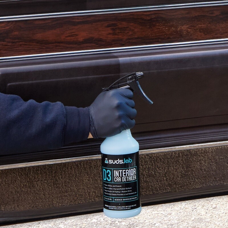 Interior Detailing Spray UV Protection Multi-Surface Cleaner Non-Greasy Shine US
