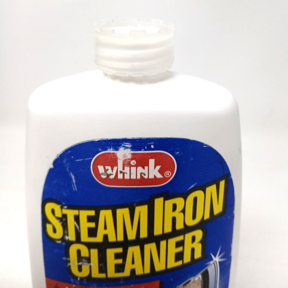 Whink Steam Iron Cleaner 10 oz Bottle Unclogs Hard Water Deposits Full READ