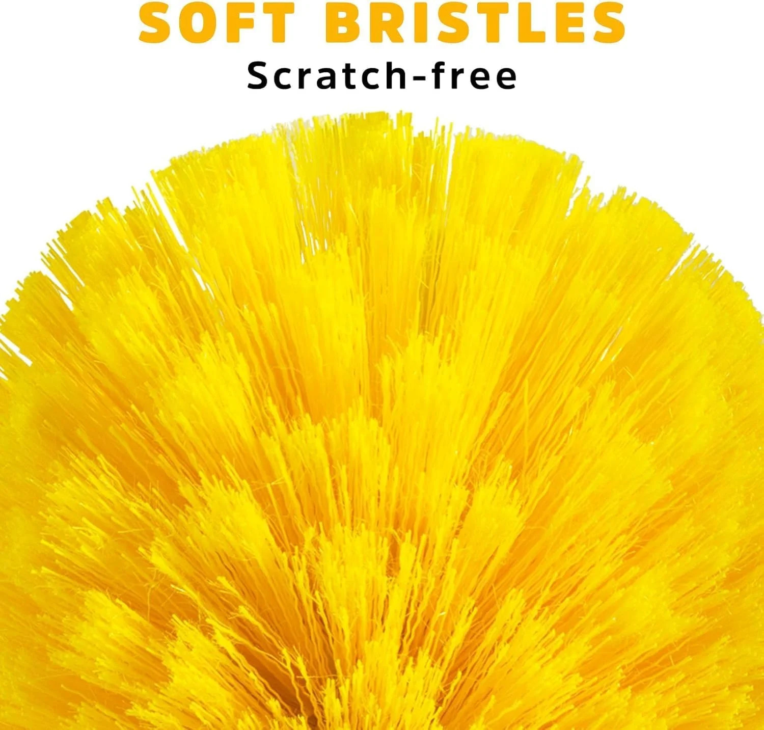 Cobweb Duster Brush Head, Spider Web Cleaning Tool, Indoor & Outdoor Use, Fits 3