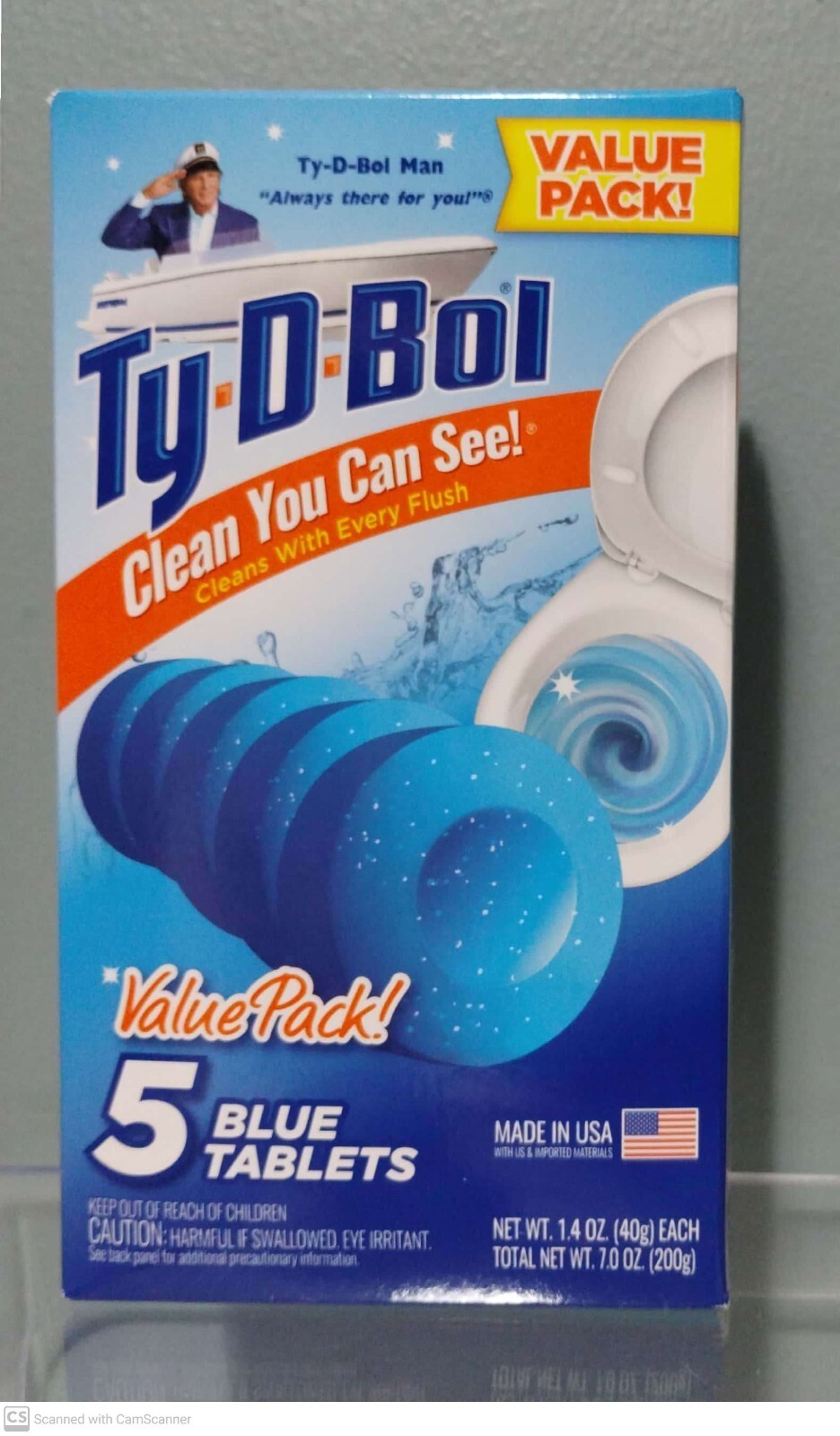 Ty-D-Bol 1.4 oz. Toilet Bowl Cleaning Tablets (5-Tablets)