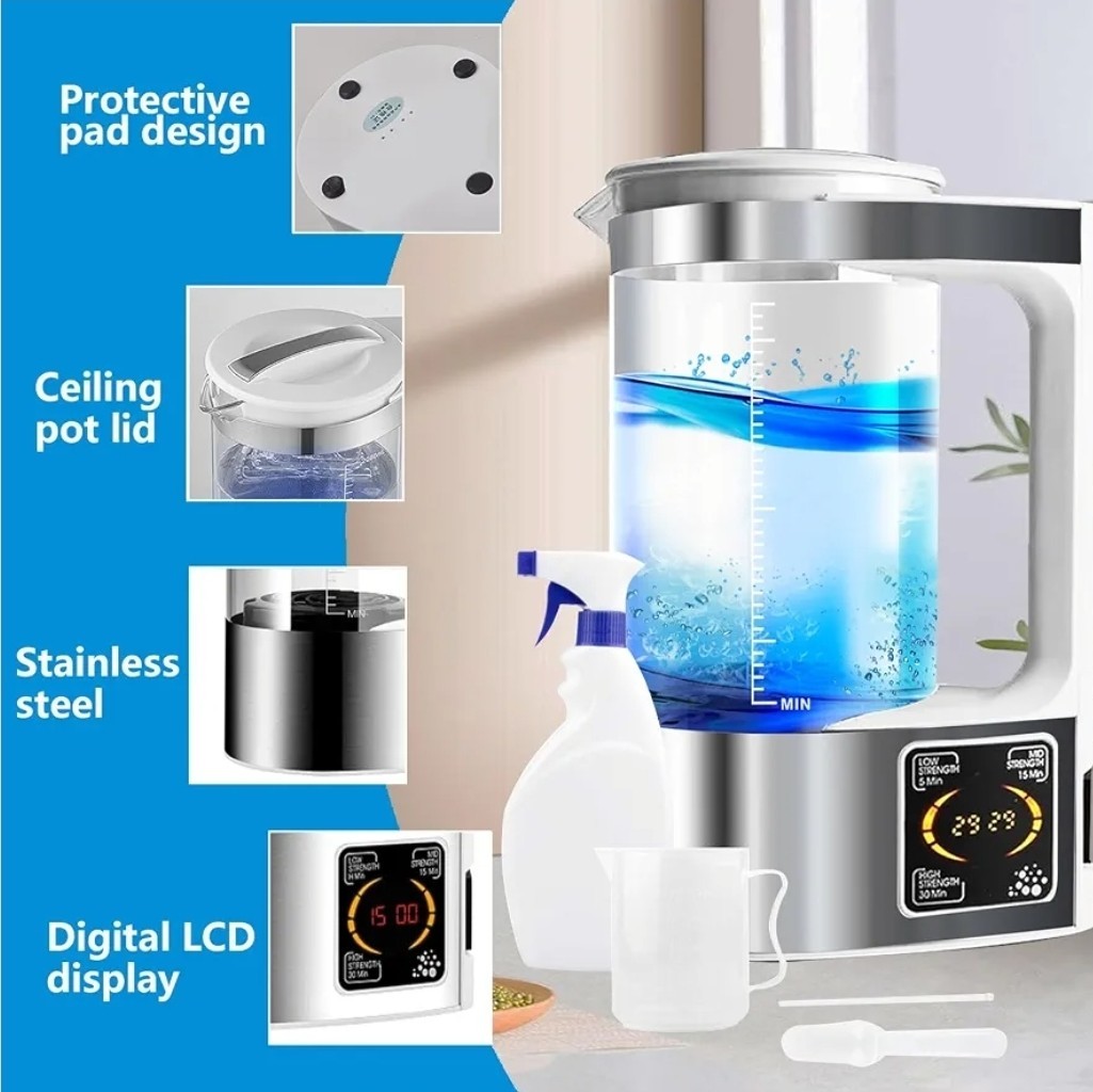 2000ML Hypochlorous Acid Generator & Countertop Bleach Maker