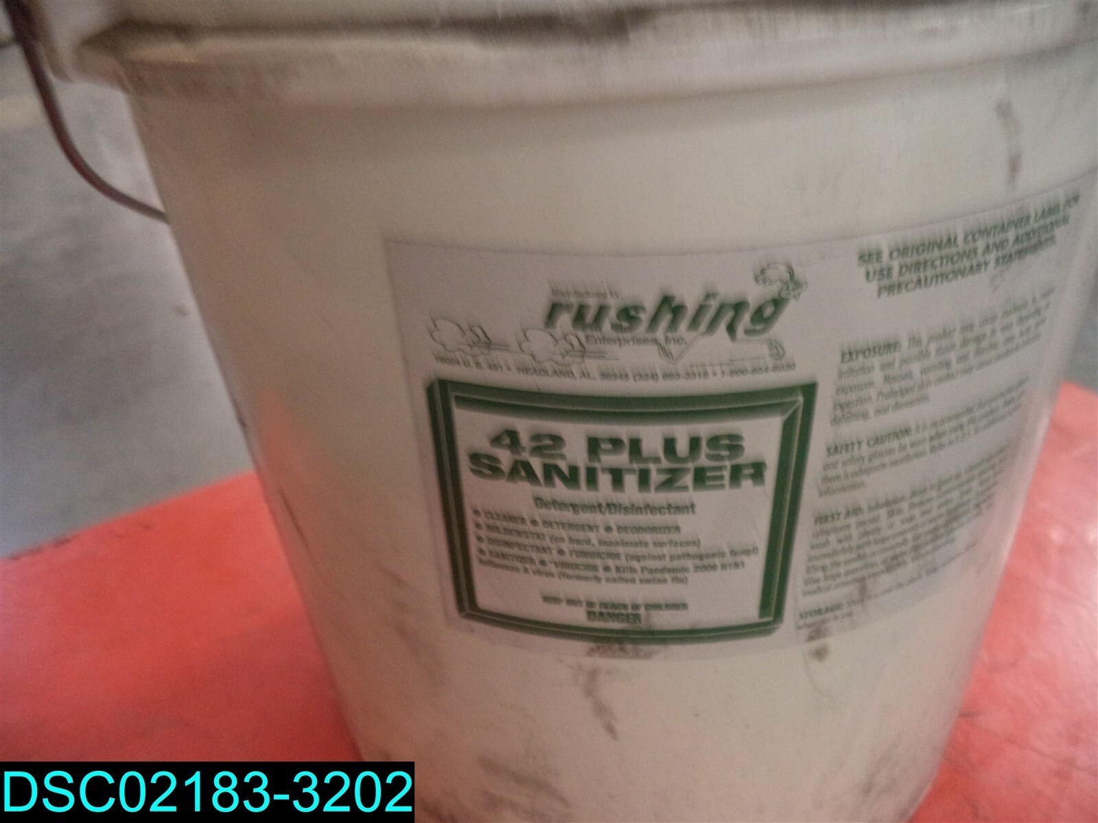 5 Gallon: RUSHING DETERGENT 42 PLUS
