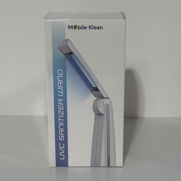 Mobile Klean Portable Sanitizing Wand- New in box and plastic packaging.