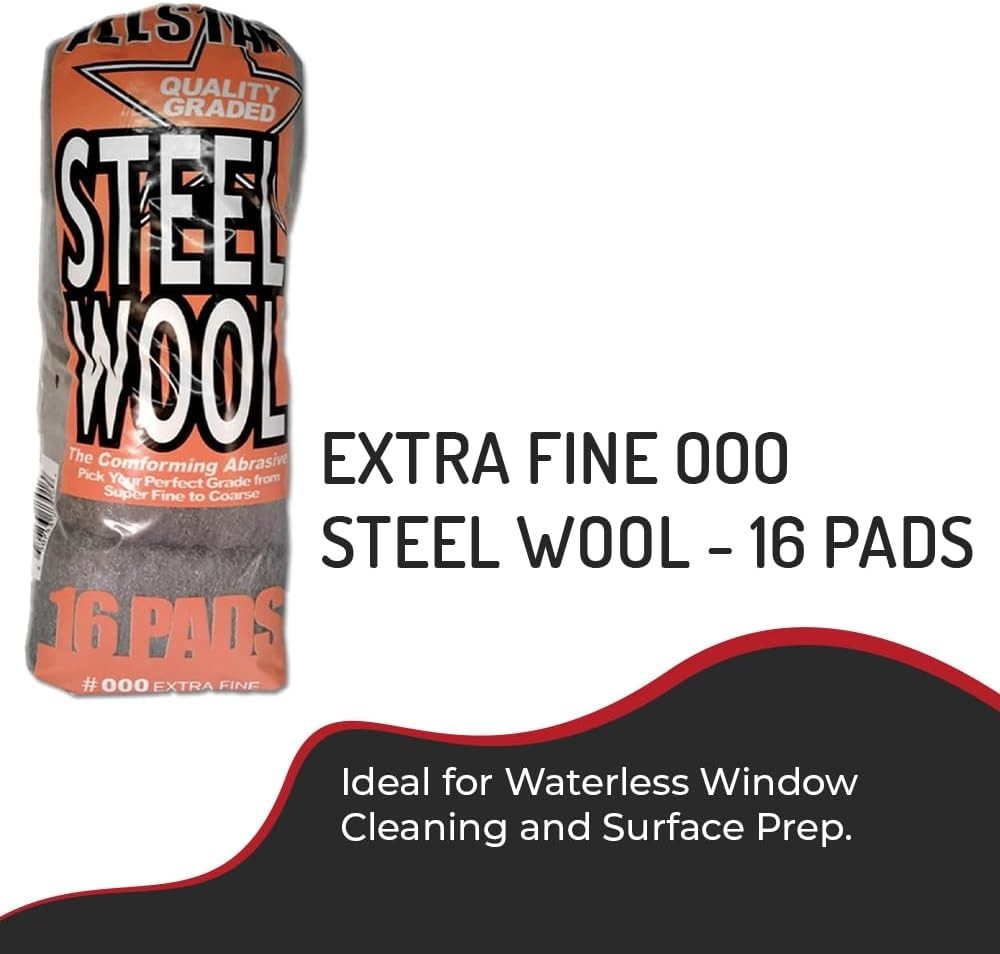 000 Extra Fine Steel Wool – Perfect for Surface Prep & Furniture Care