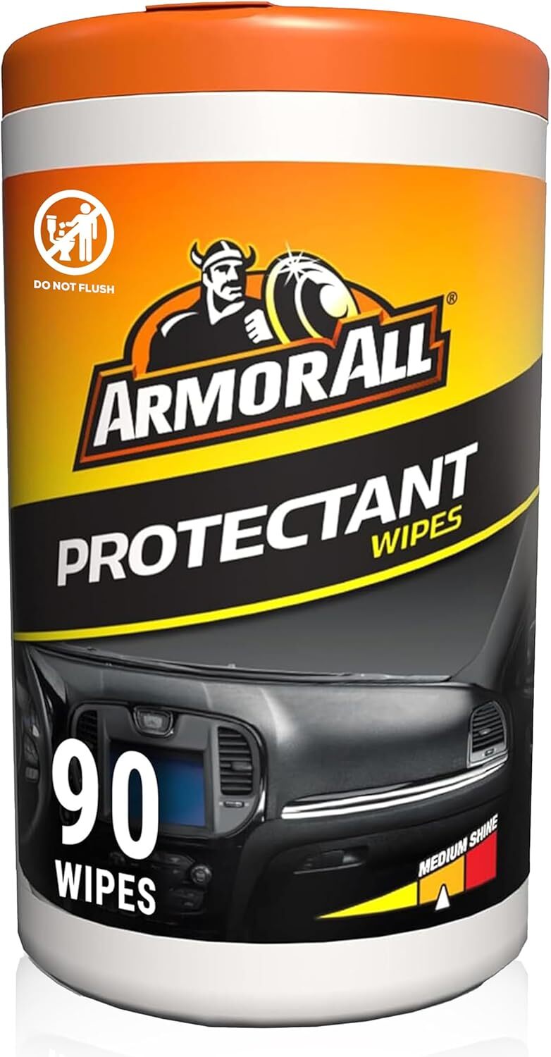 Armor All Car Cleaning Wipes, Wipes for Car Interior and Car Exterior, 90 Wipes