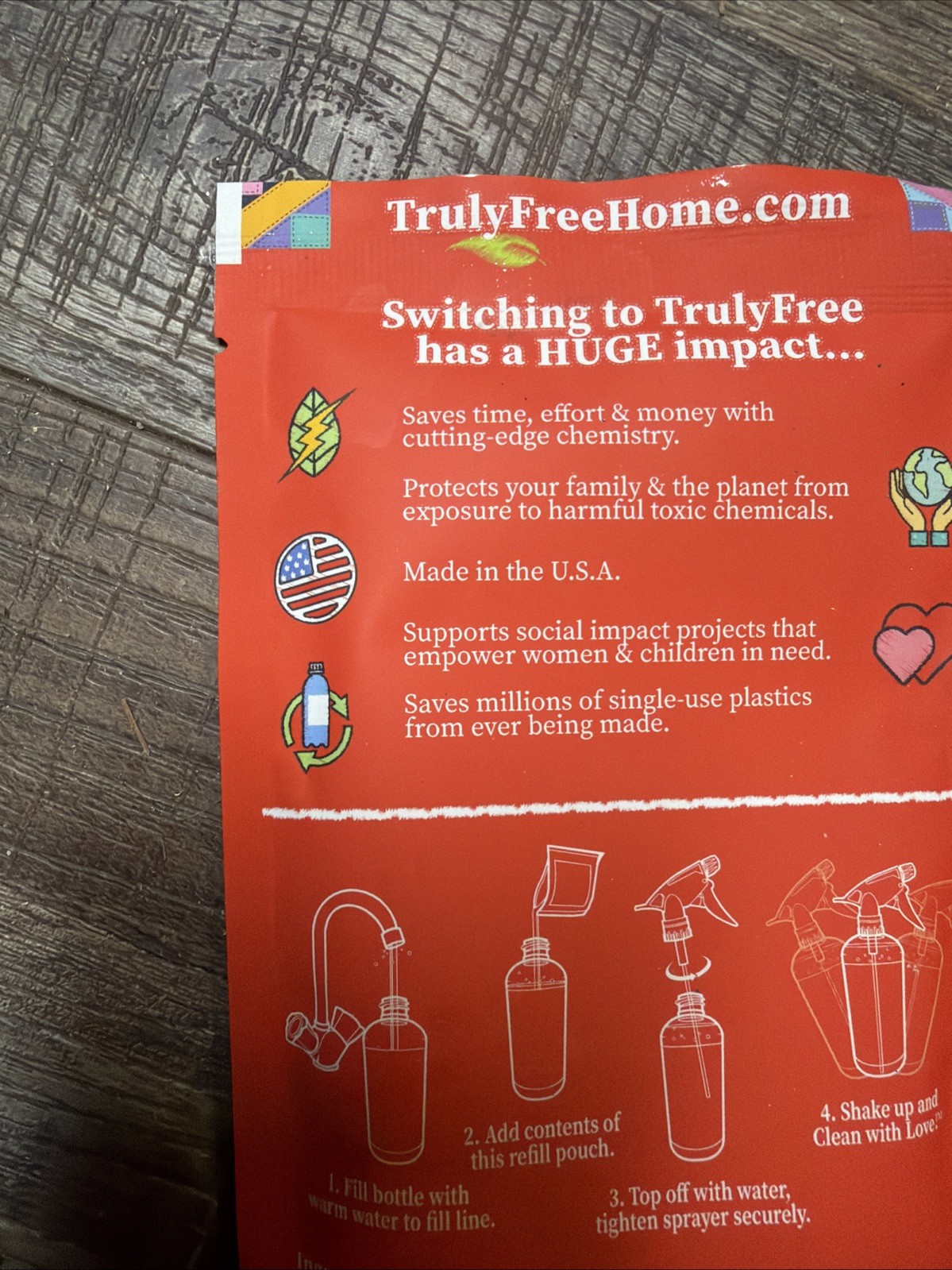 Truly Free Odor & Stain Eliminator Refill – 3 oz – Lot of 3