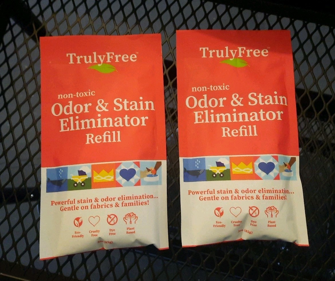 Truly Free Odor & Stain Eliminator Refill – 3 oz – Lot of 2