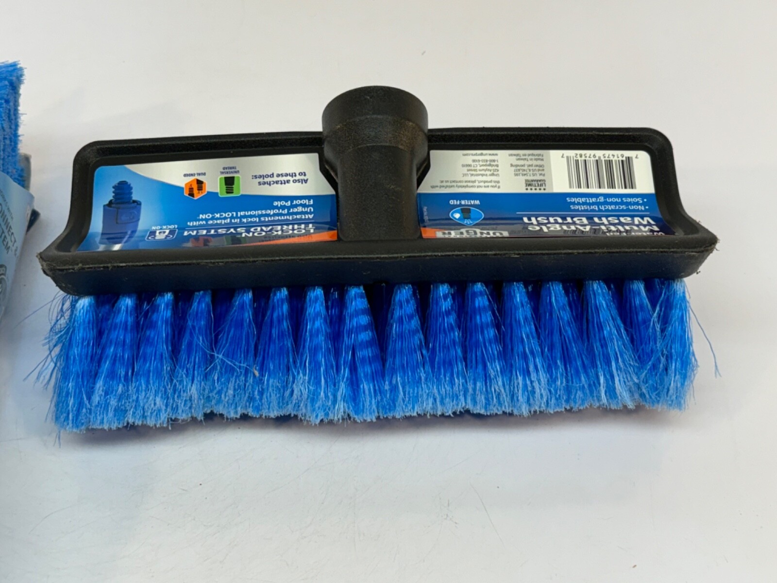10″ Hydropower Soft Brush with Squeegee and Water-Fed Multi-Angle Wash Brush.