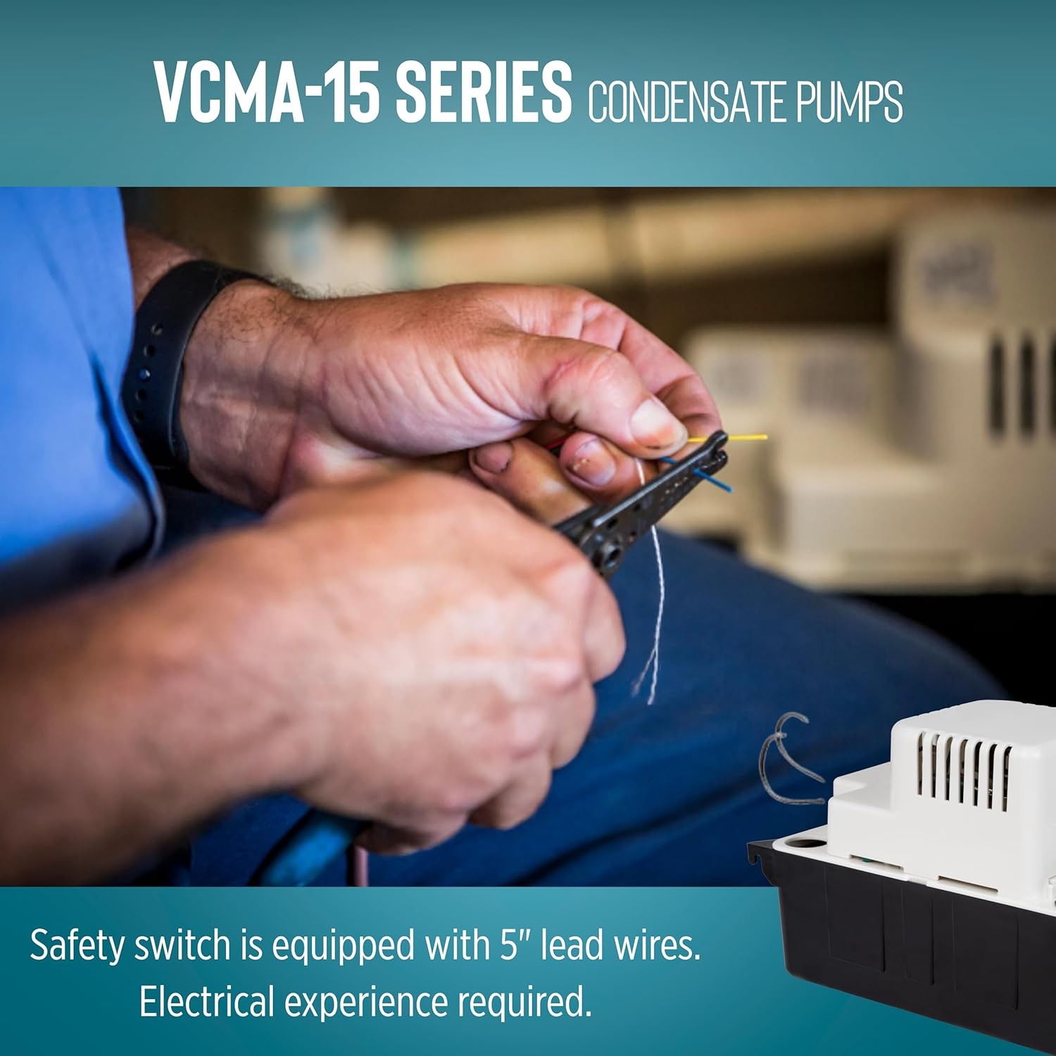 Little Giant VCMA-15ULST 115 Volt, 65 GPH, 1/50 HP Automatic Condensate Remova