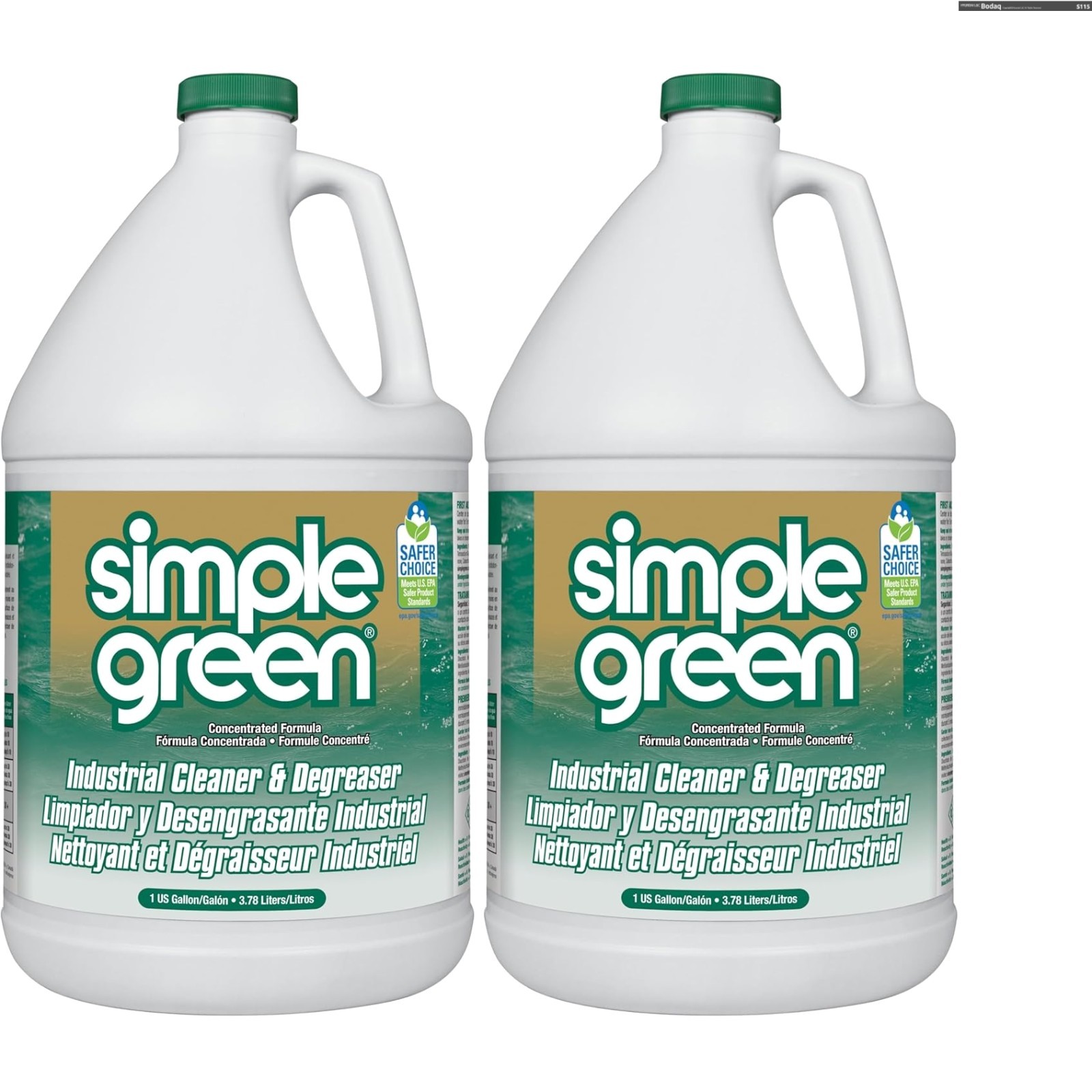 2 Gallon Pack of Industrial Strength Cleaner & Degreaser – Safe for All Surfaces