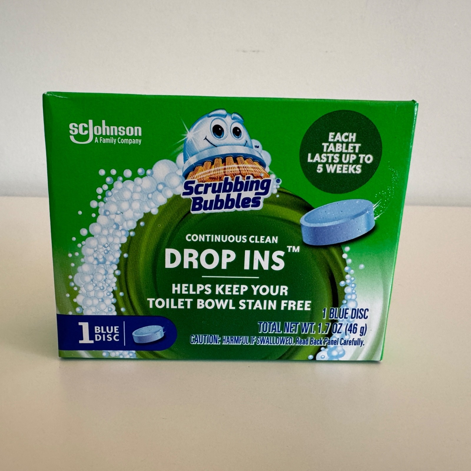 Scrubbing Bubbles Vanish Drop-Ins Toilet Cleaning Tablet 1 in each pack, 6 packs