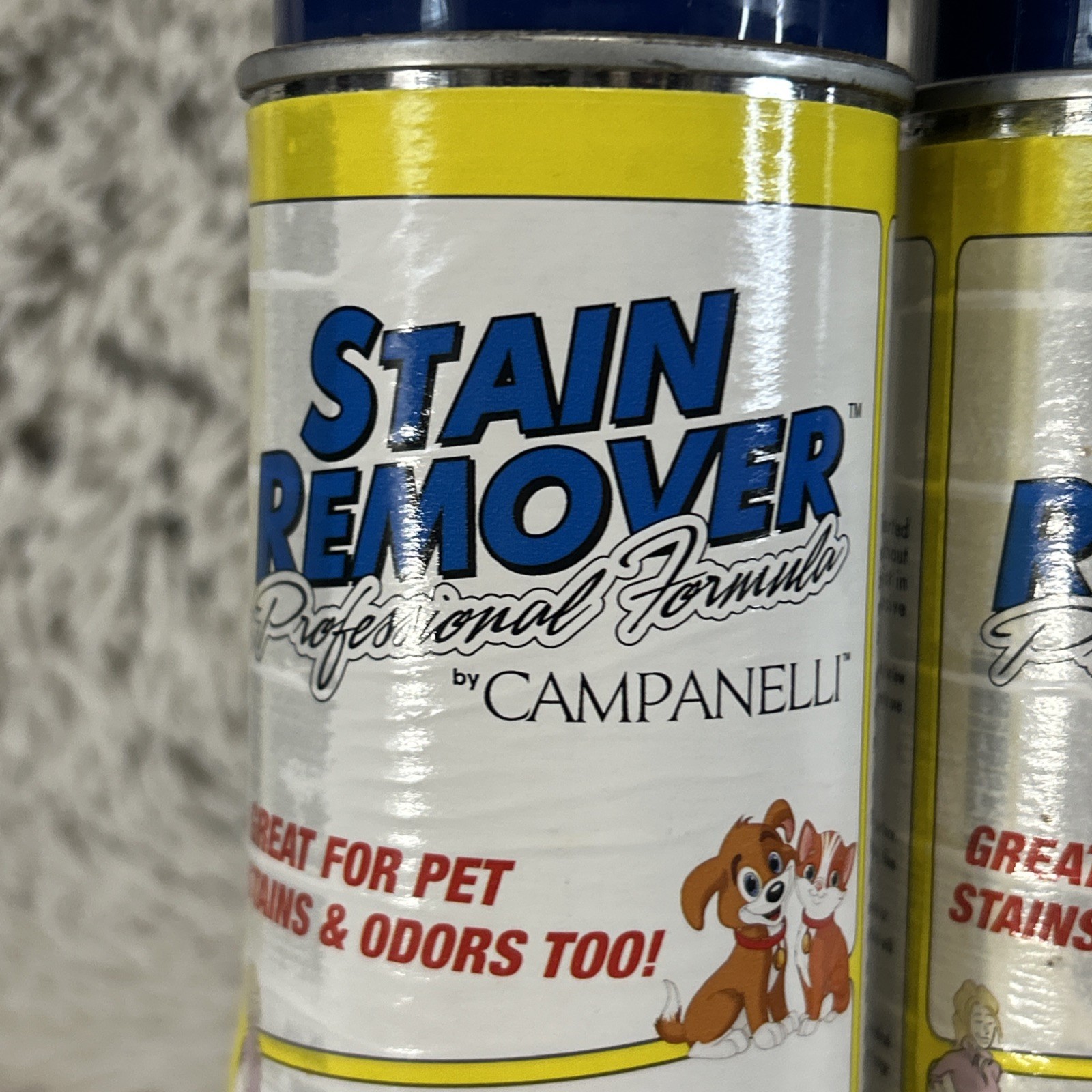 2 Campanelli Professional Formula Stain Remover Point & Spray 15 oz Pet Odors