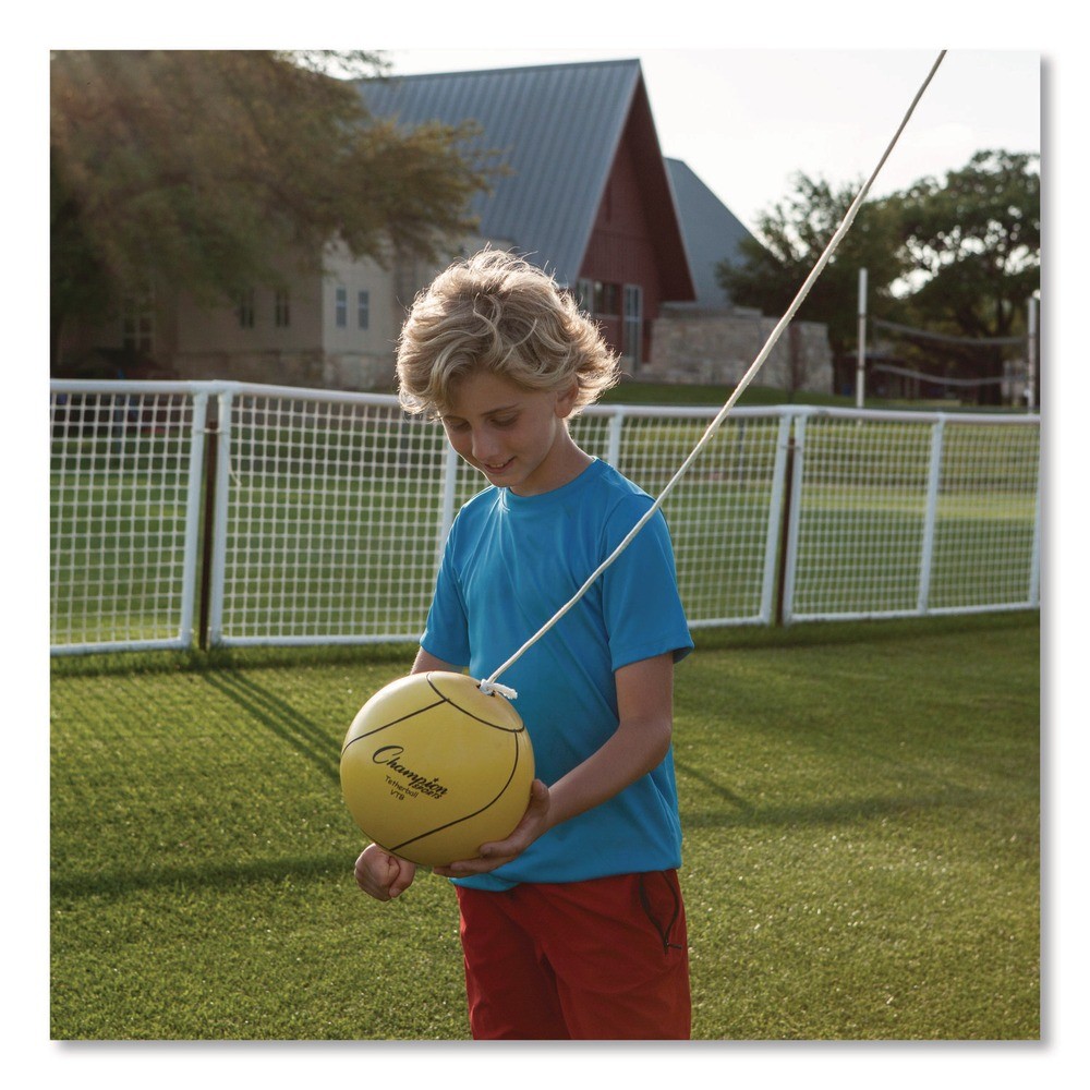 Champion Sports DTBSET Deluxe Tether Ball Set (8/Set) New