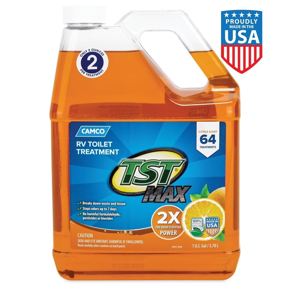 Septic Safe RV Toilet Treatment 1 Gallon Orange Waste Tank Cleaner