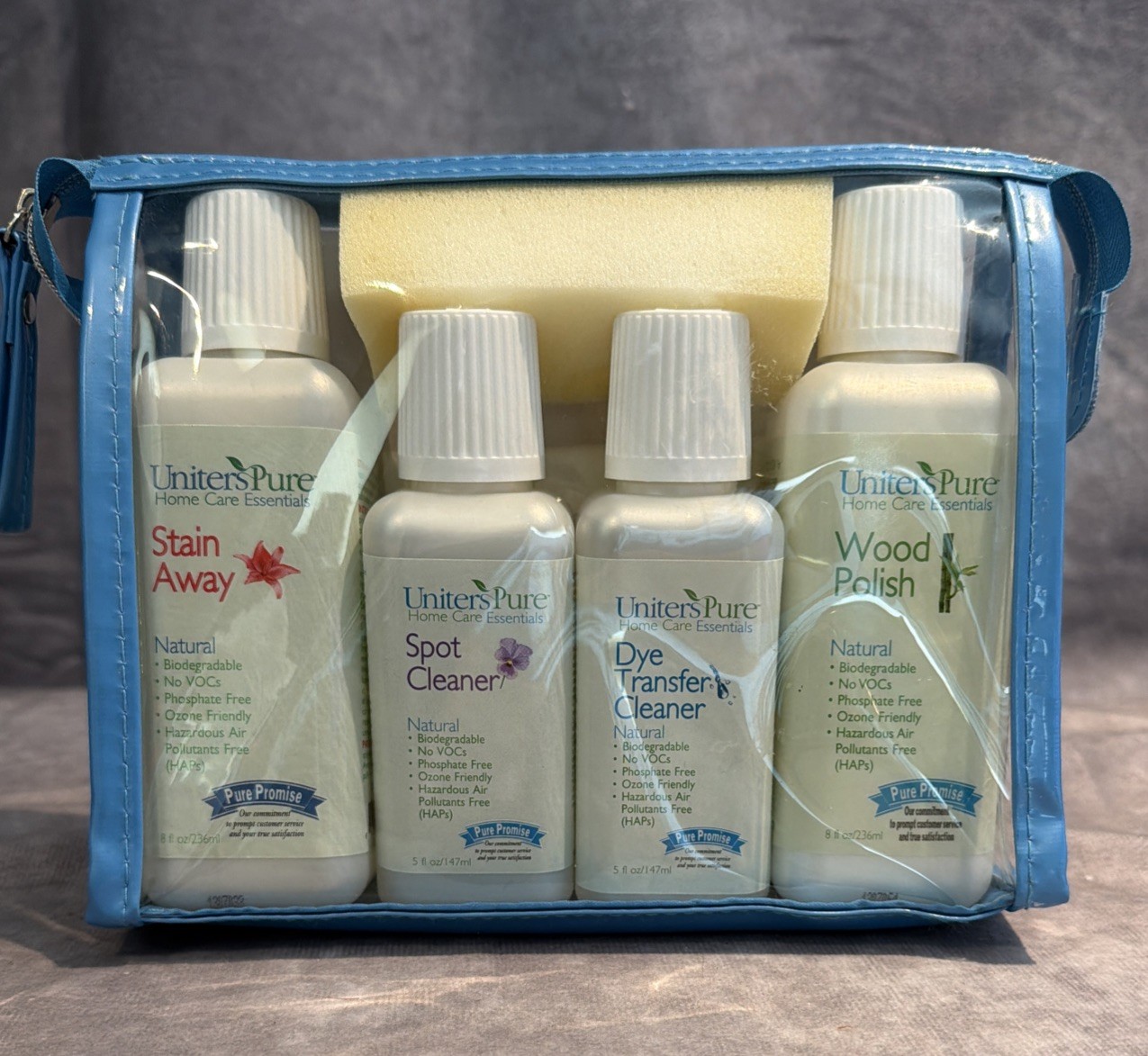 Uniters Pure Home Care Essential Stain Away Spot Cleaner Wood Kit Wood Polish