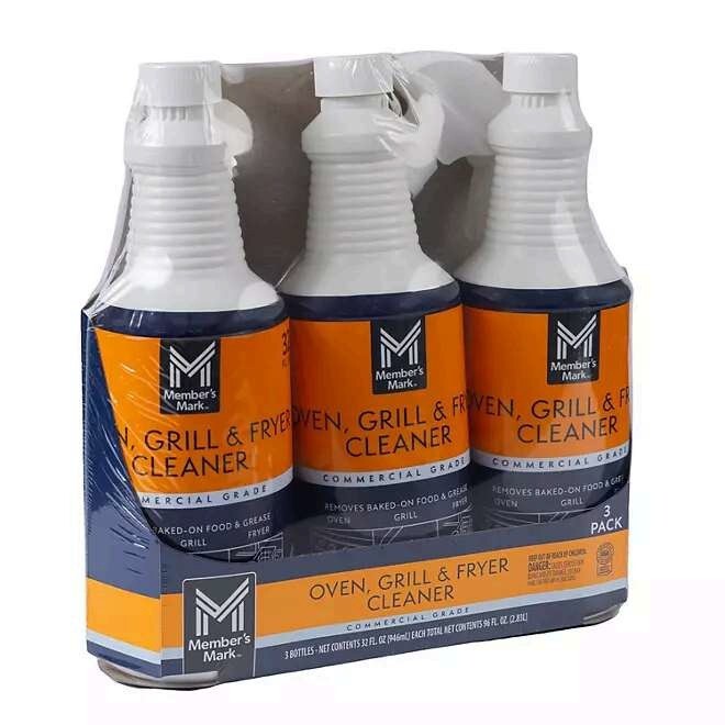 Member’s Mark Commercial Oven, Grill and Fryer Cleaner, 32 oz., Choose Count