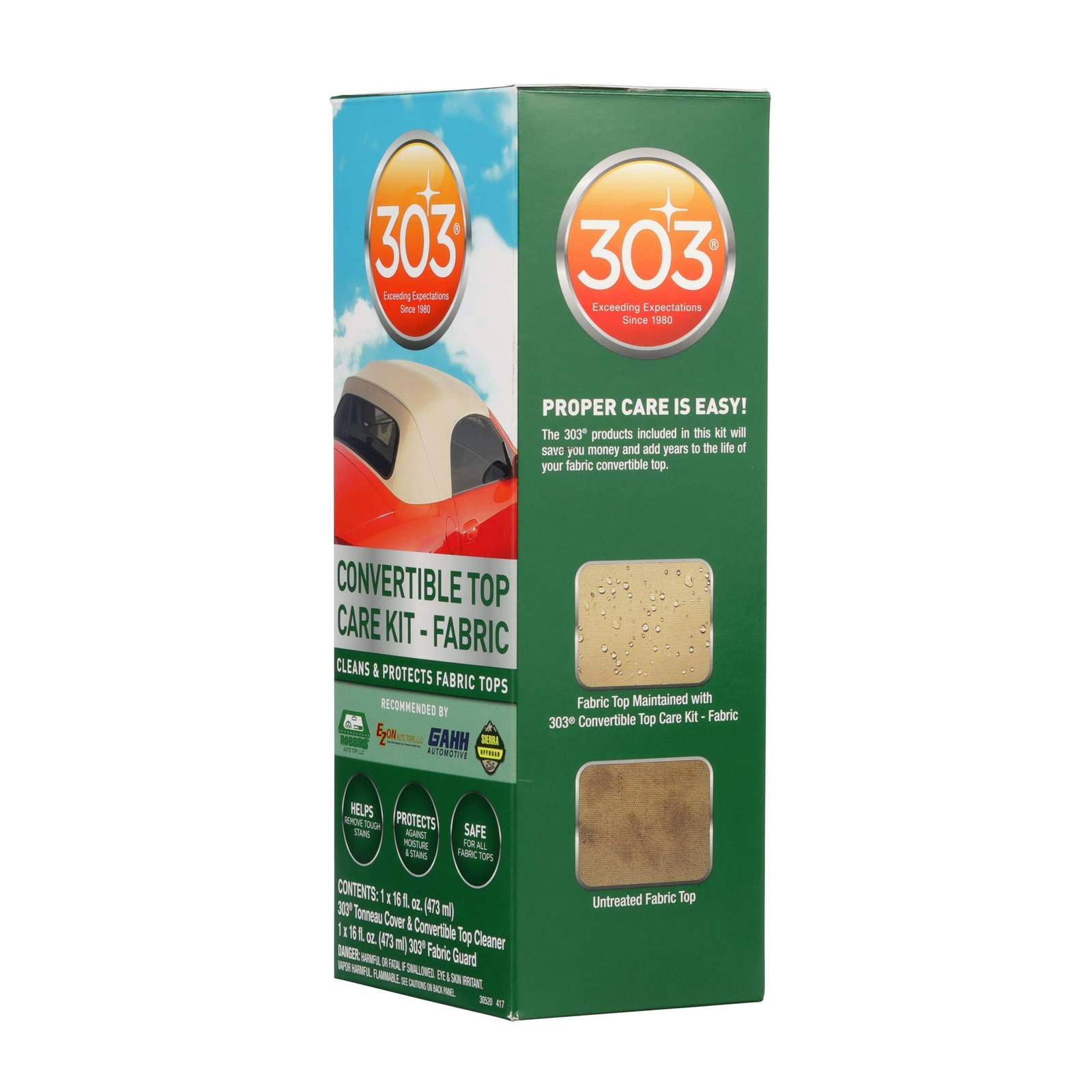 303 Tonneau Cover Convertible Top Cleaning Kit Pack of 2 Fast Stain Removal
