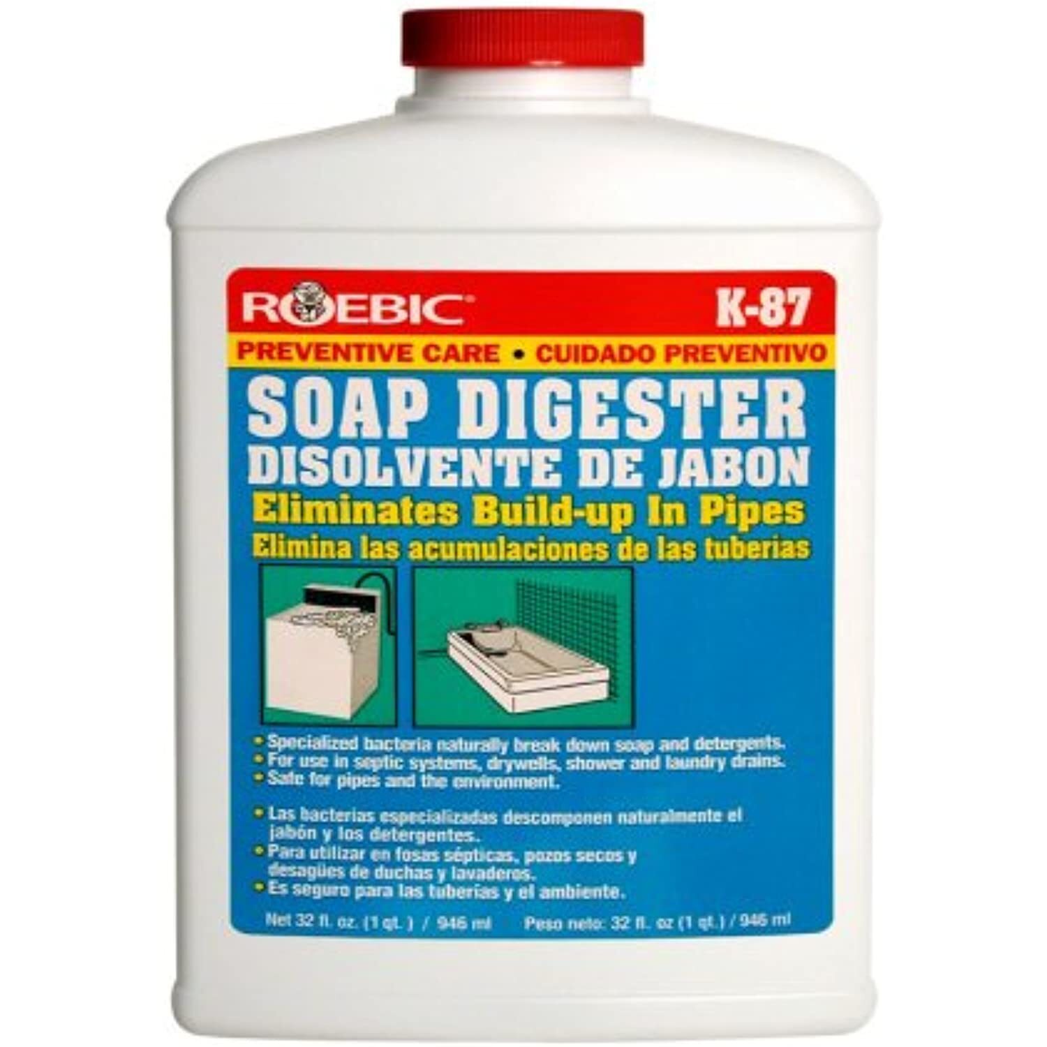 Roebic Laboratories, Inc. K-87-4 32-Ounce Soap Digester
