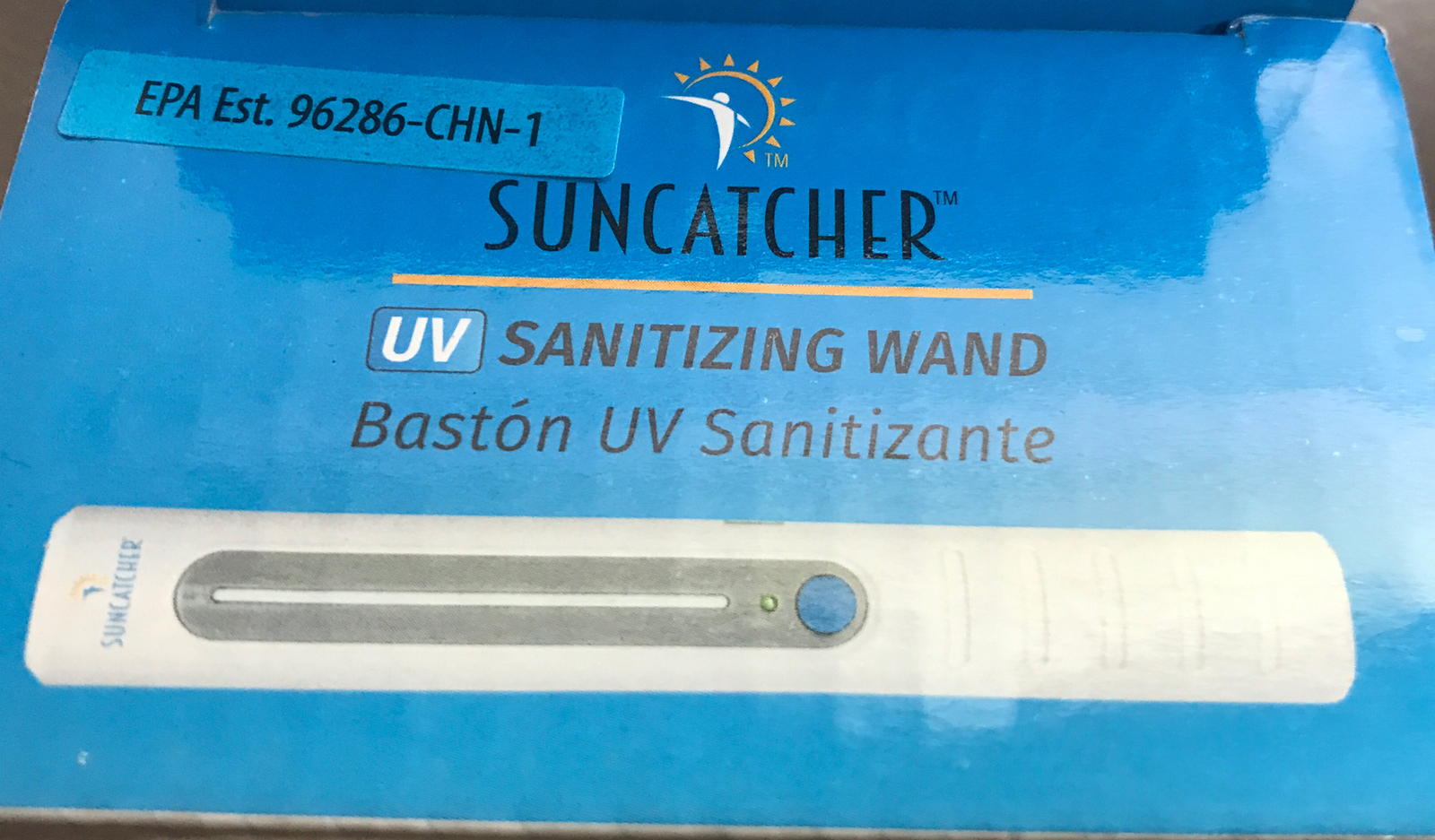 New SUNCATCHER SANITIZING WAND DISINFECTING LAMP PORTABLE SW-9374