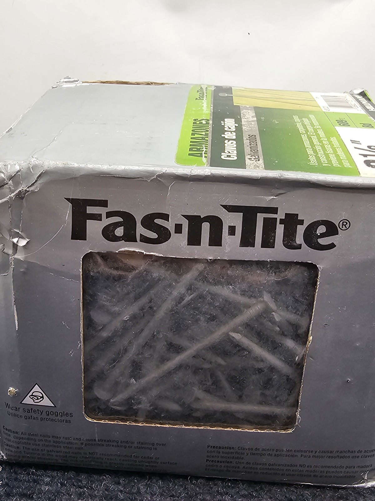 HILLMAN FASTENERS 461320 Fas-n-Tite Framing 5 lb 2-1/2″ Galvanized Box Nails