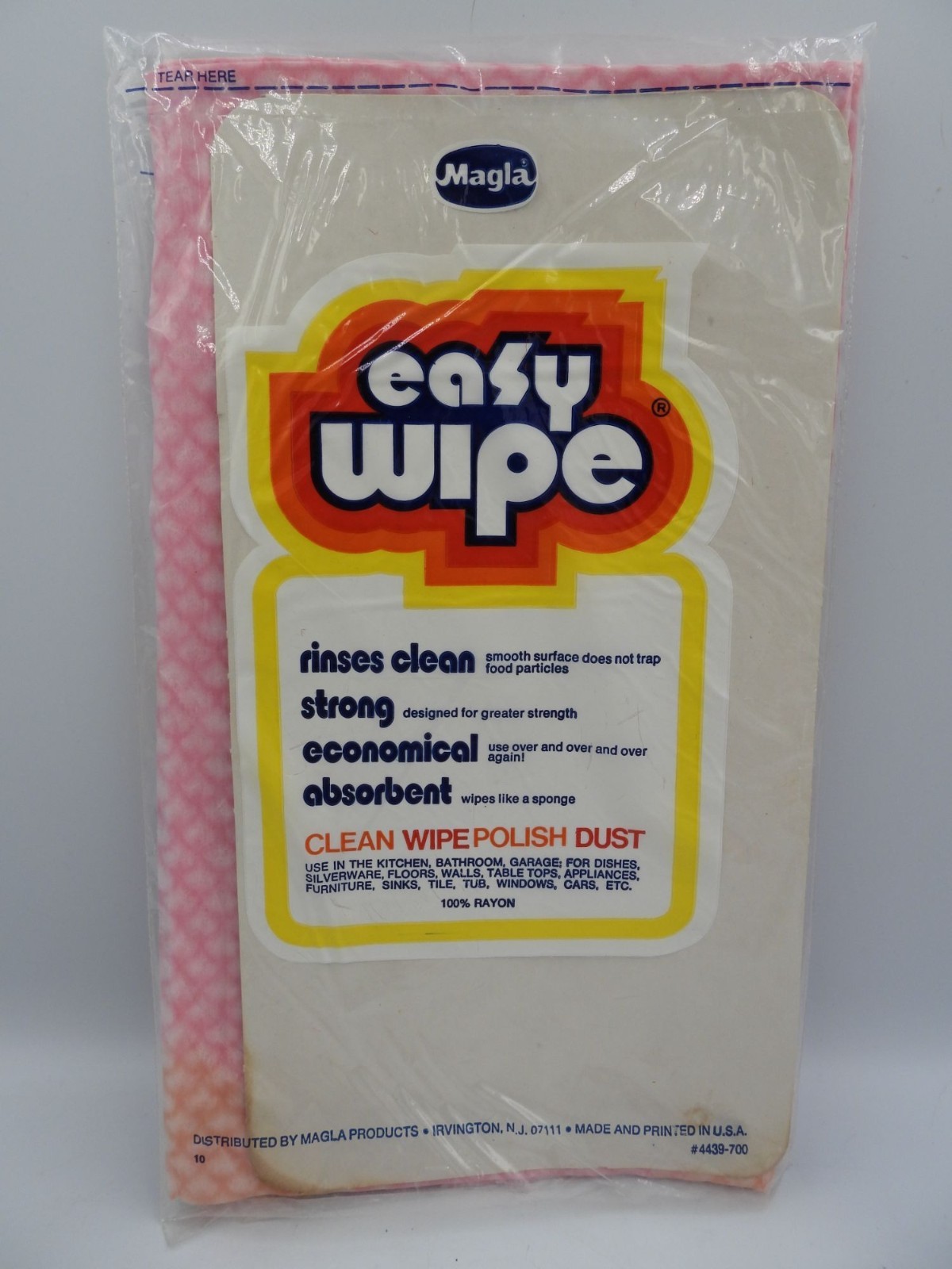 Vintage 80’s Magla EASY WIPE Wiping Cloths Nostalgia Dead Stock 8 Reusable 2