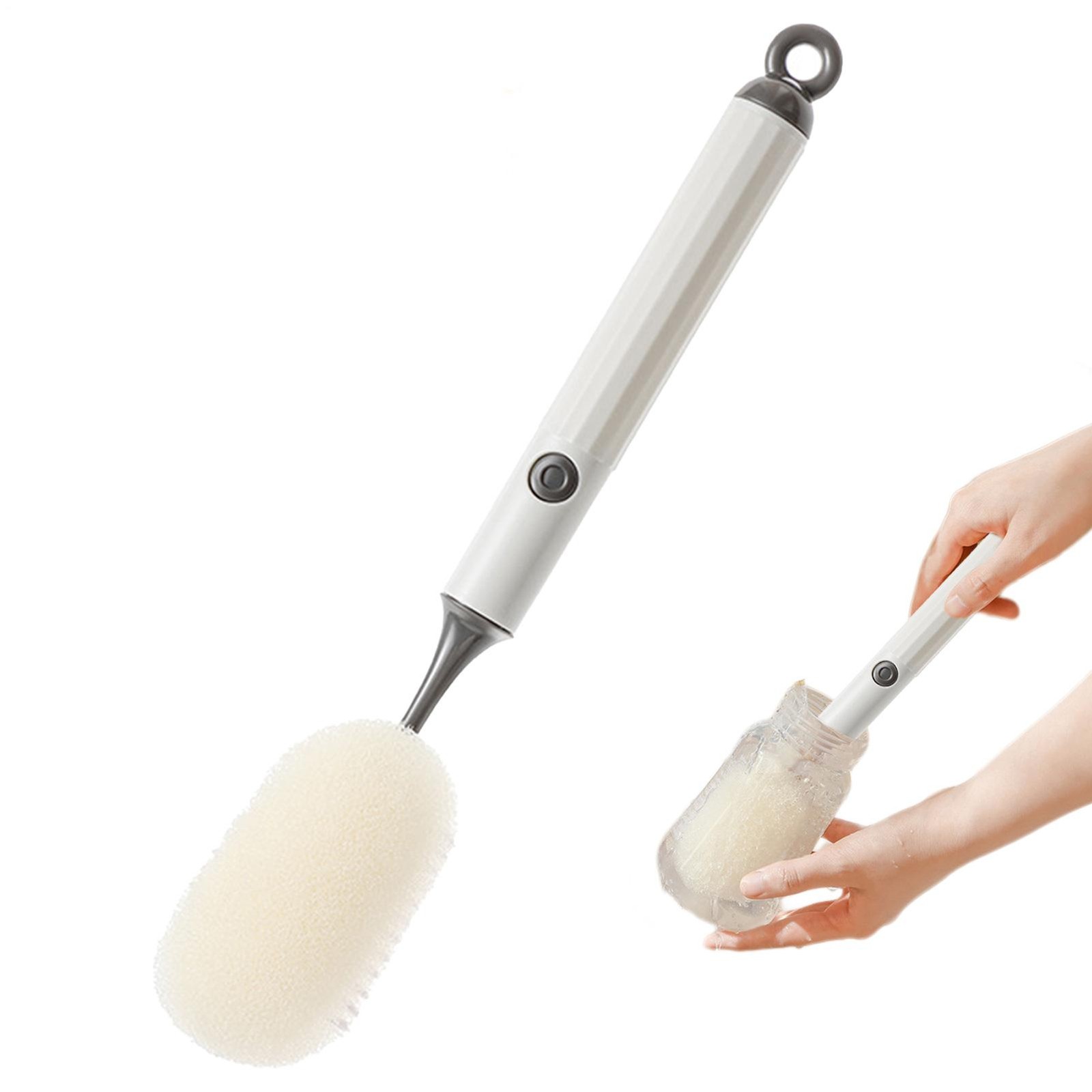 Long Handle Bottle Brush Bottle Soft Brush Bottle Washing Sponge For Deep Reach