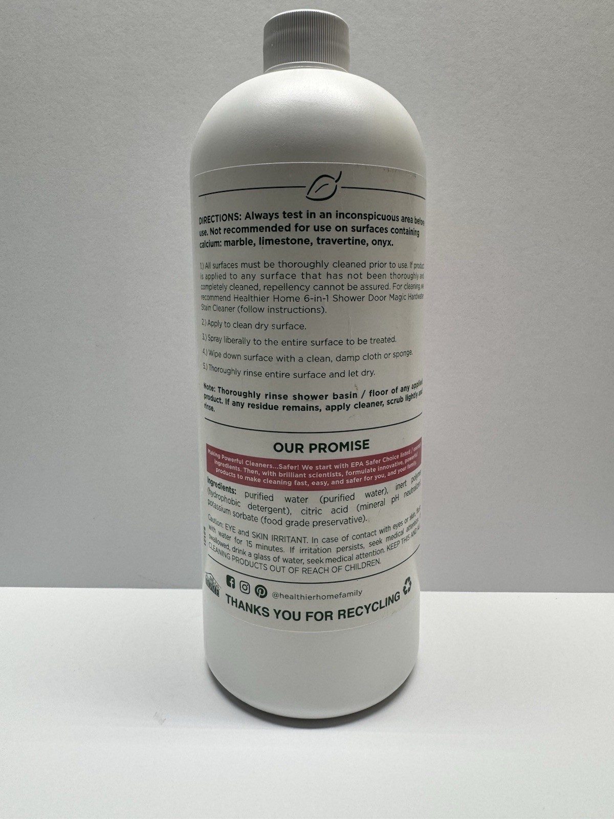 CHOMP! Shower Door Water Repellent Healthier Home 6 in 1 Shower Door Magic 32 oz