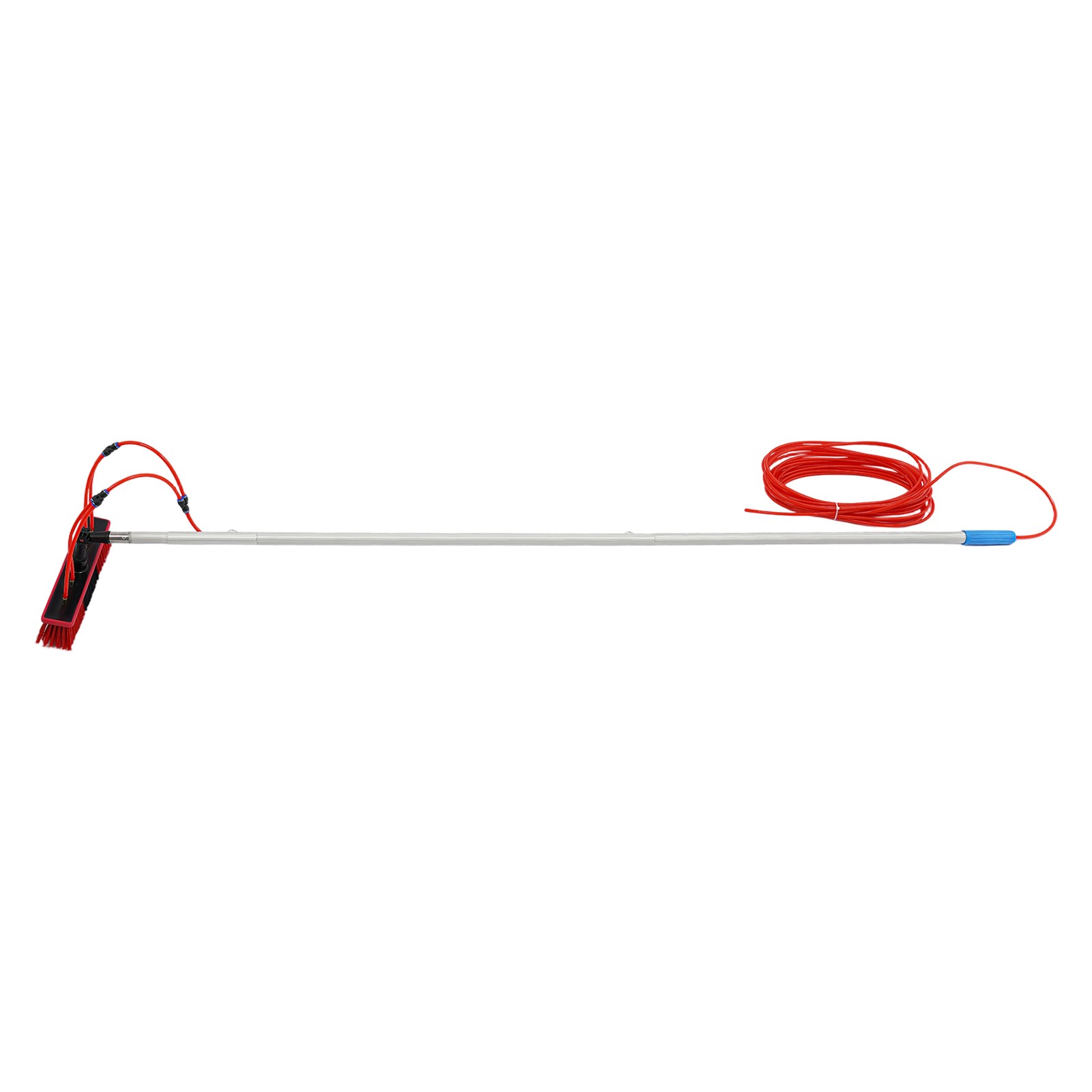 Outdoor Window Clean Water-Fed Rod Set Long Reach Solar Panel Cleaning Brush Kit