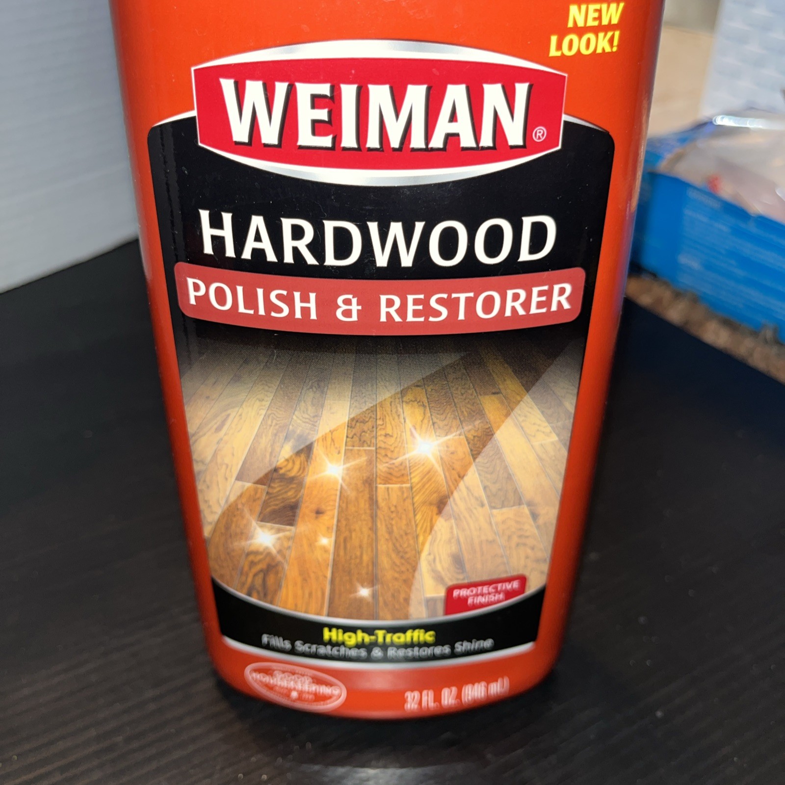 Weiman High Gloss Hardwood Floor Polish & Restorer Liquid 32 oz.
