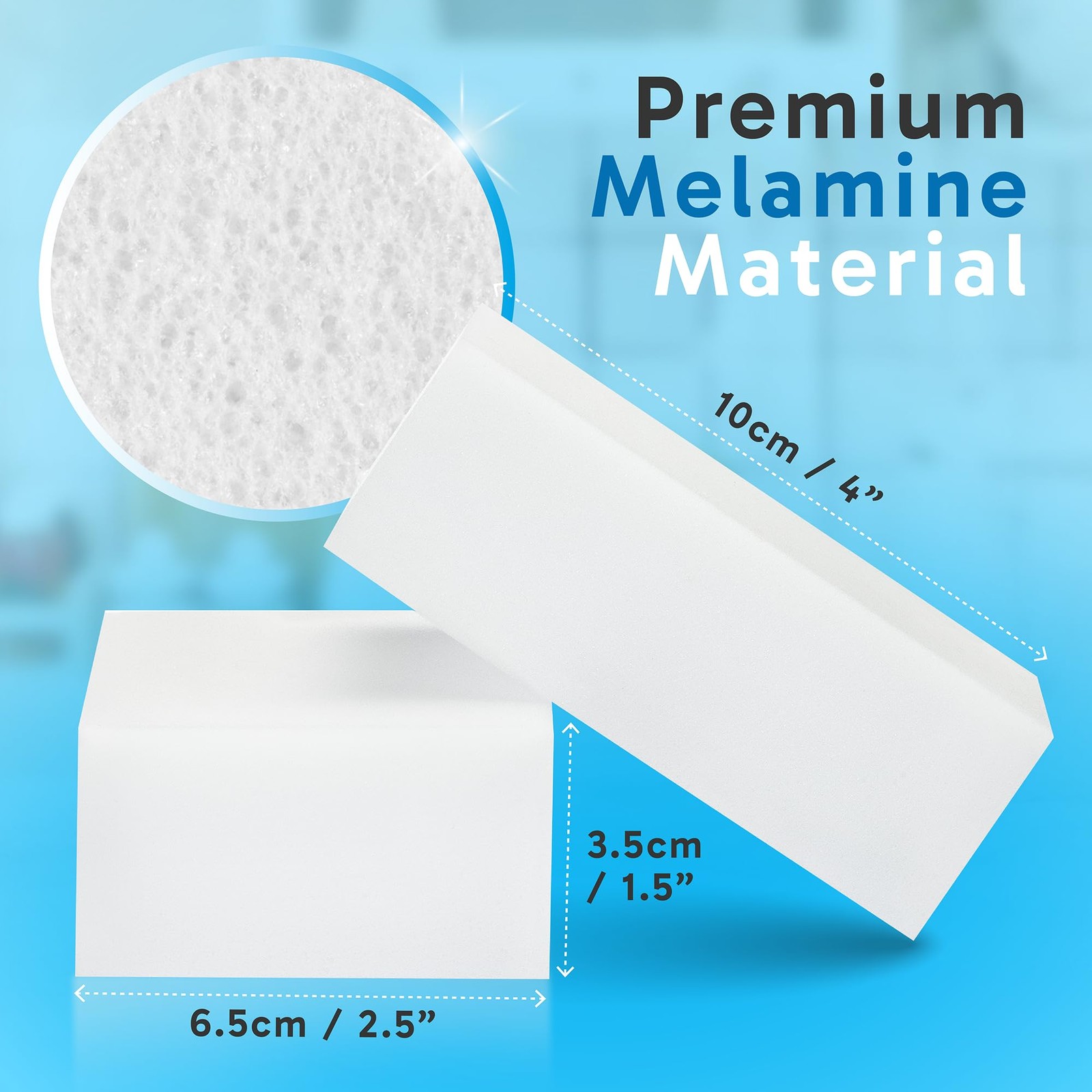 Bulk Magic Eraser Sponges Extra Large Melamine Foam Cleaner 20 Pack Walls Kitche