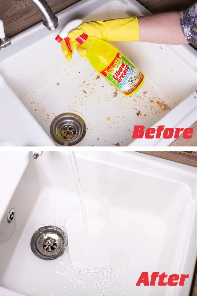 Elbow Grease All Purpose Degreaser 1L Heavy Duty Cleaner Fresh Lemon Scent