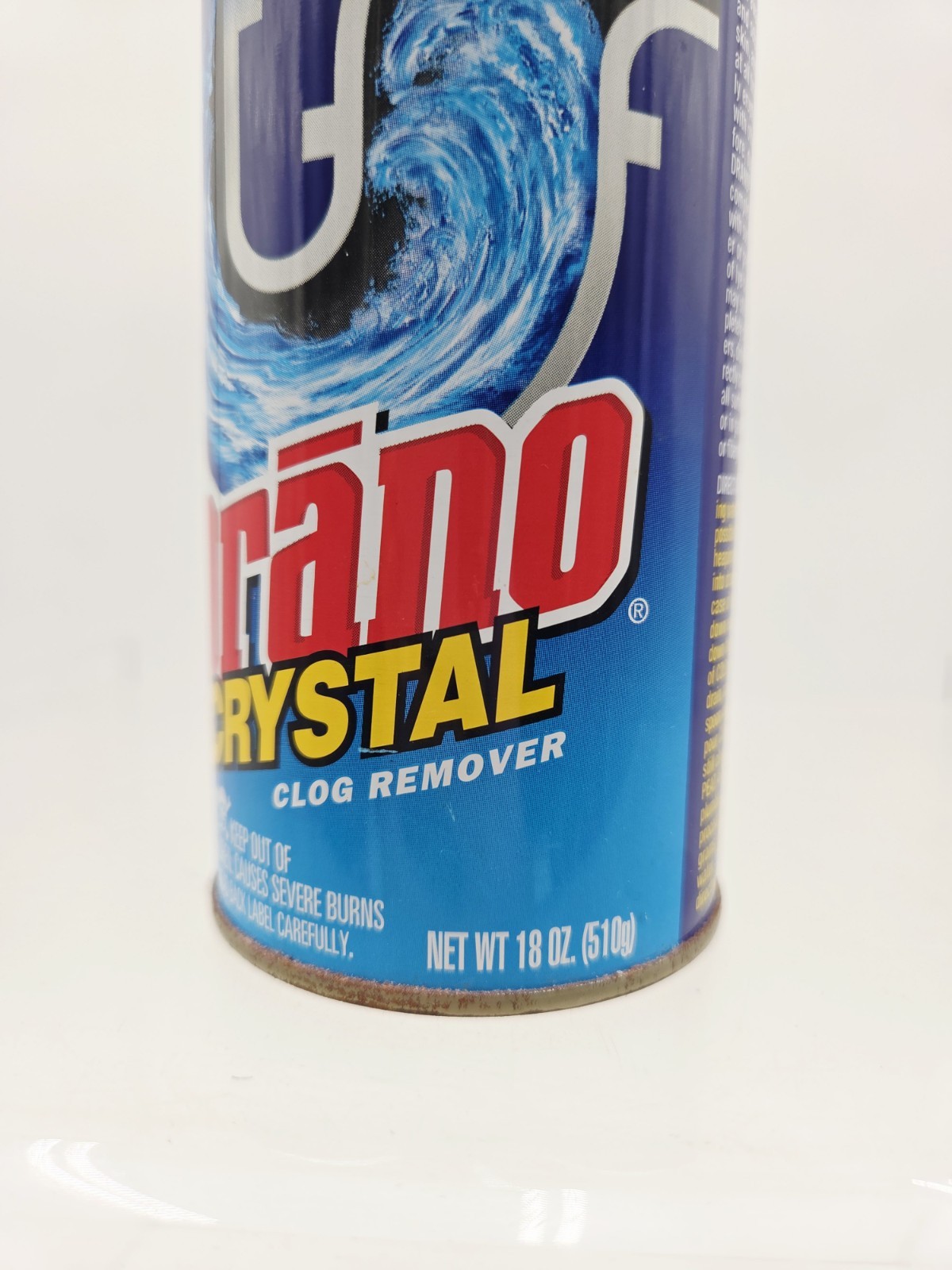 Drano Crystals Clog Remover Kitchen Grease 50% Full 18oz 1998