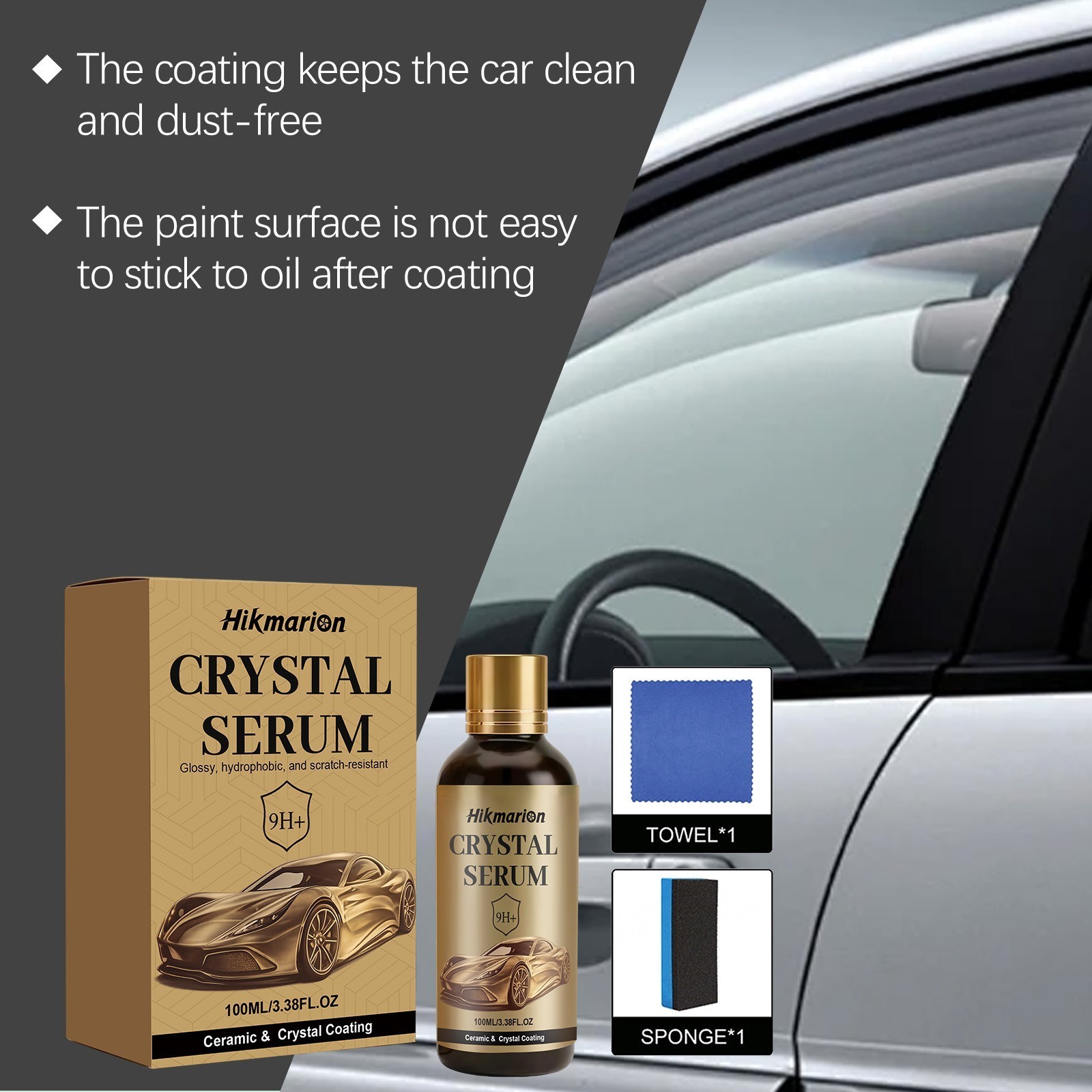 100ML Crystal Serum–Advanced Graphene Ceramic Coating forCars,9H GrapheneCoating